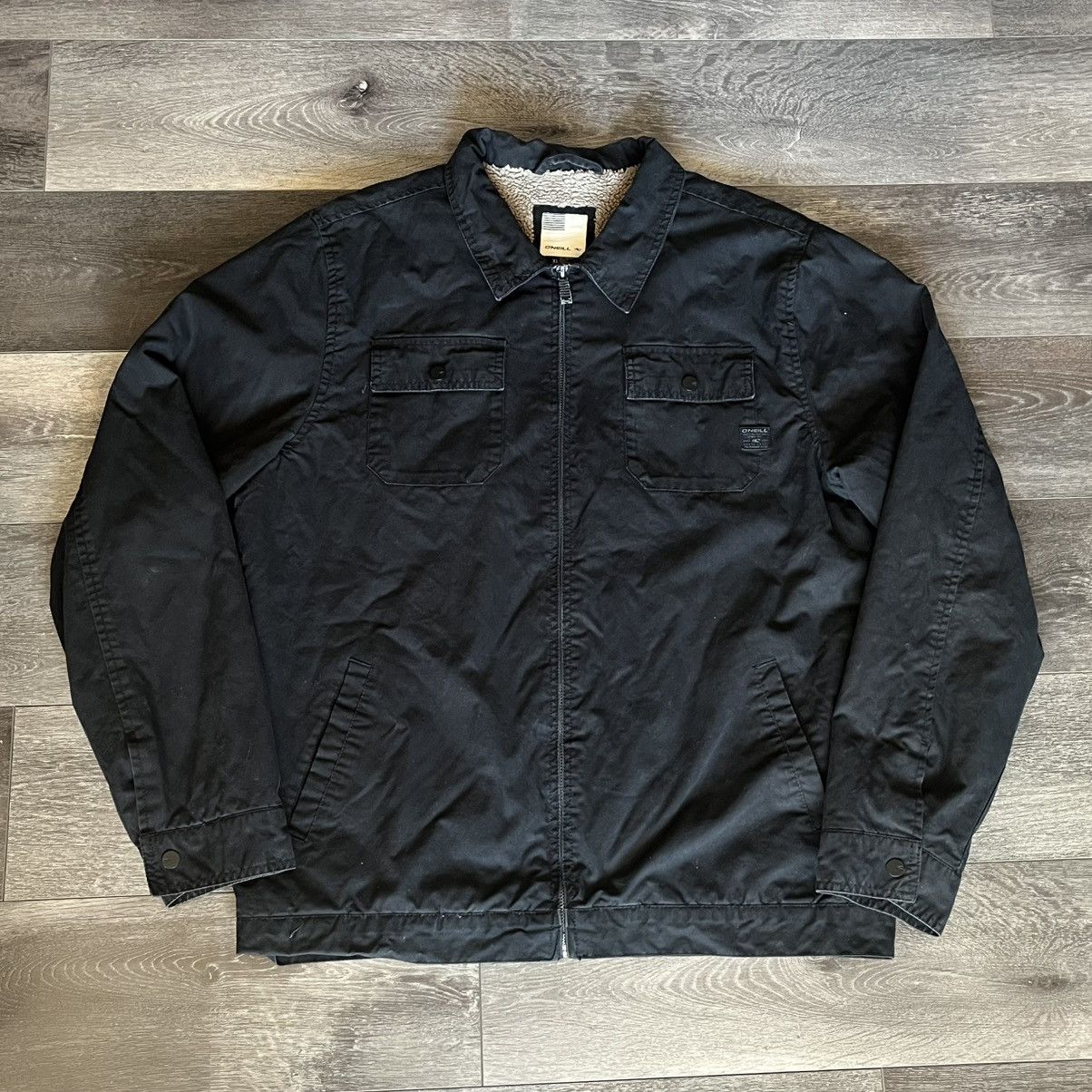 O'Neill Vintage 2000s O’neill Sherpa Fleece Lined Zip Up Work Jacket Size US XL / EU 56 / 4 - 2 Thumbnail