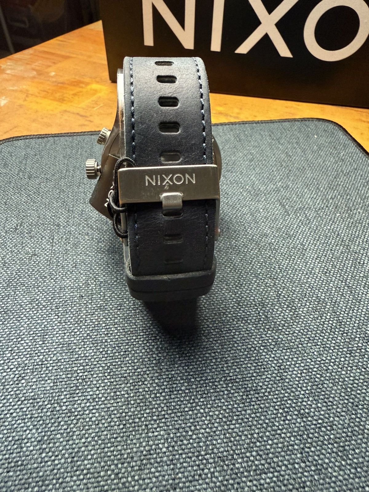 Nixon Nixon 48-20 Chrono Leather Watch Size ONE SIZE - 3 Thumbnail