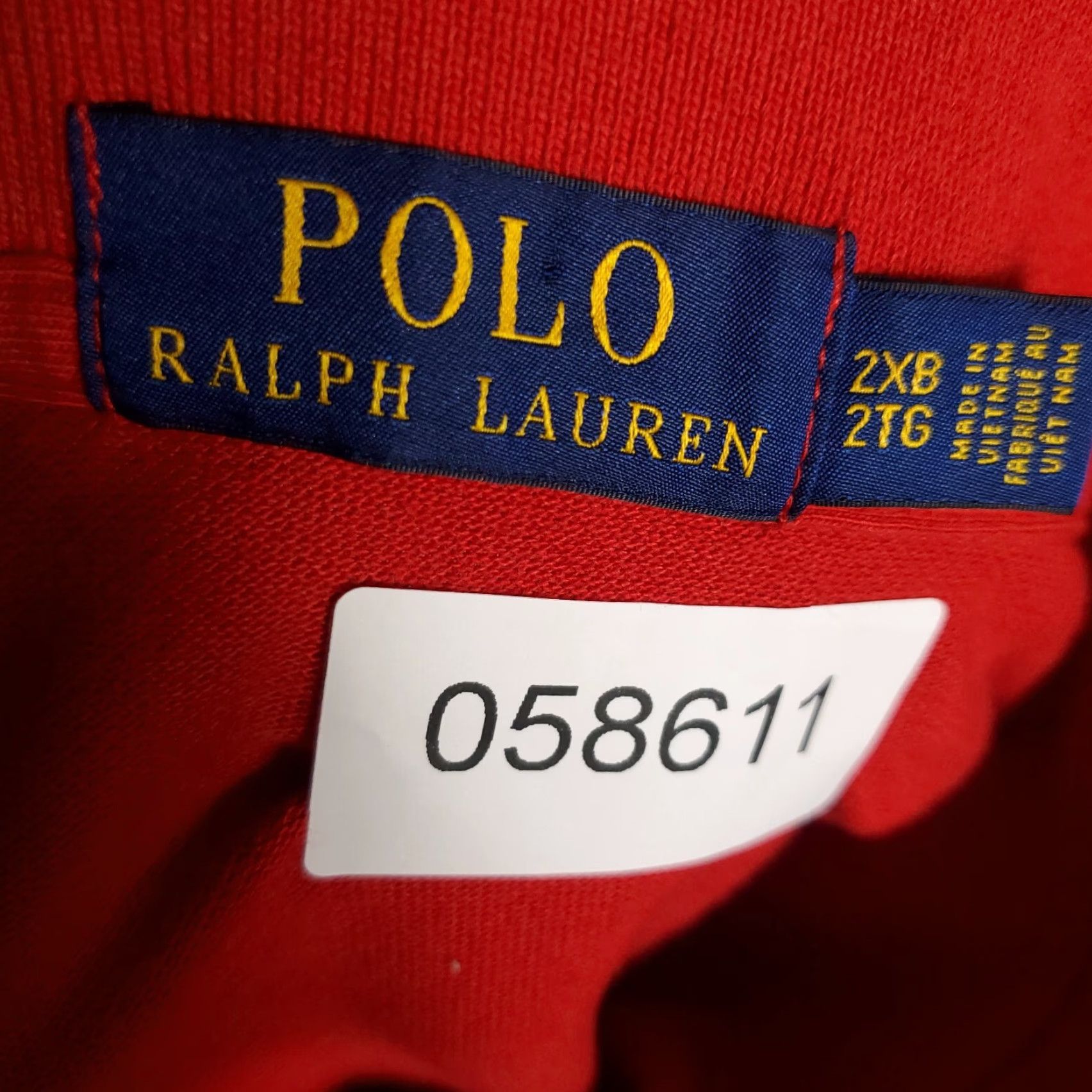 Ralph Lauren Ralph Lauren Polo Shirt Mens Big 2XB Red Casual Short Sleeve Polo Shirt Men Red 2XB Vintage? No Size US XXL / EU 58 / 5 - 8 Thumbnail
