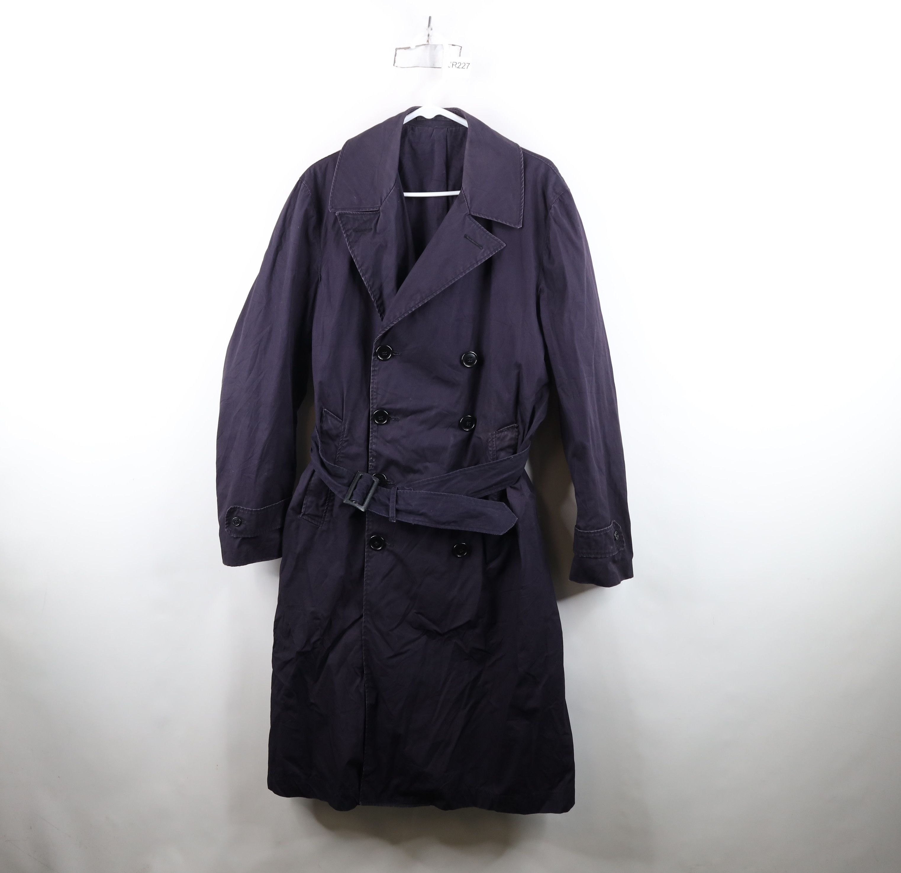 Vintage Vintage 50s Korean War Stamped Military Trench Coat USA Size US M / EU 48-50 / 2 - 1 Thumbnail