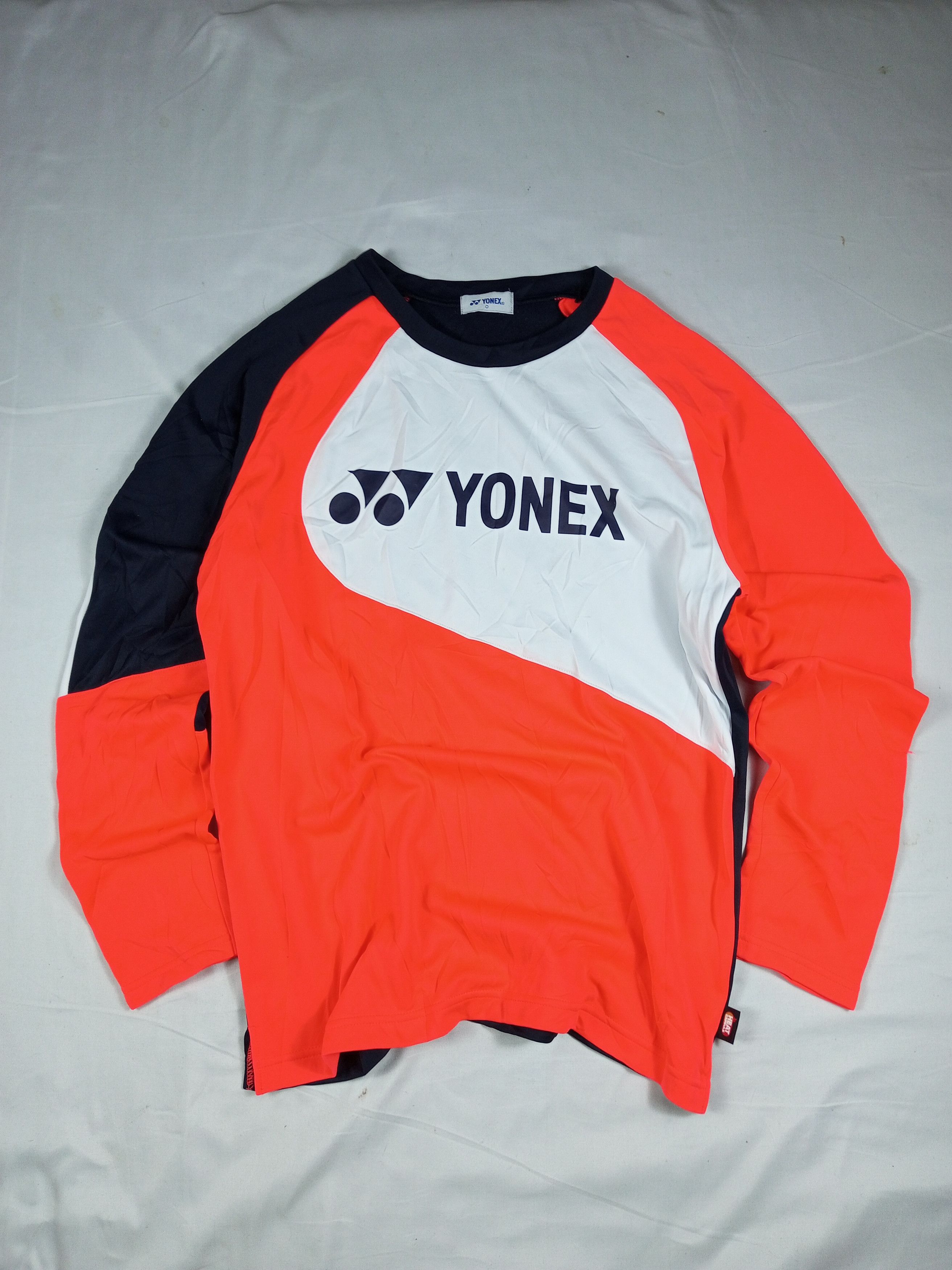 Japanese Brand YONEX HEAT CAPSULE LONG SLEEVE POLYESTER T SHIRT Size US M / EU 48-50 / 2 - 1 Thumbnail