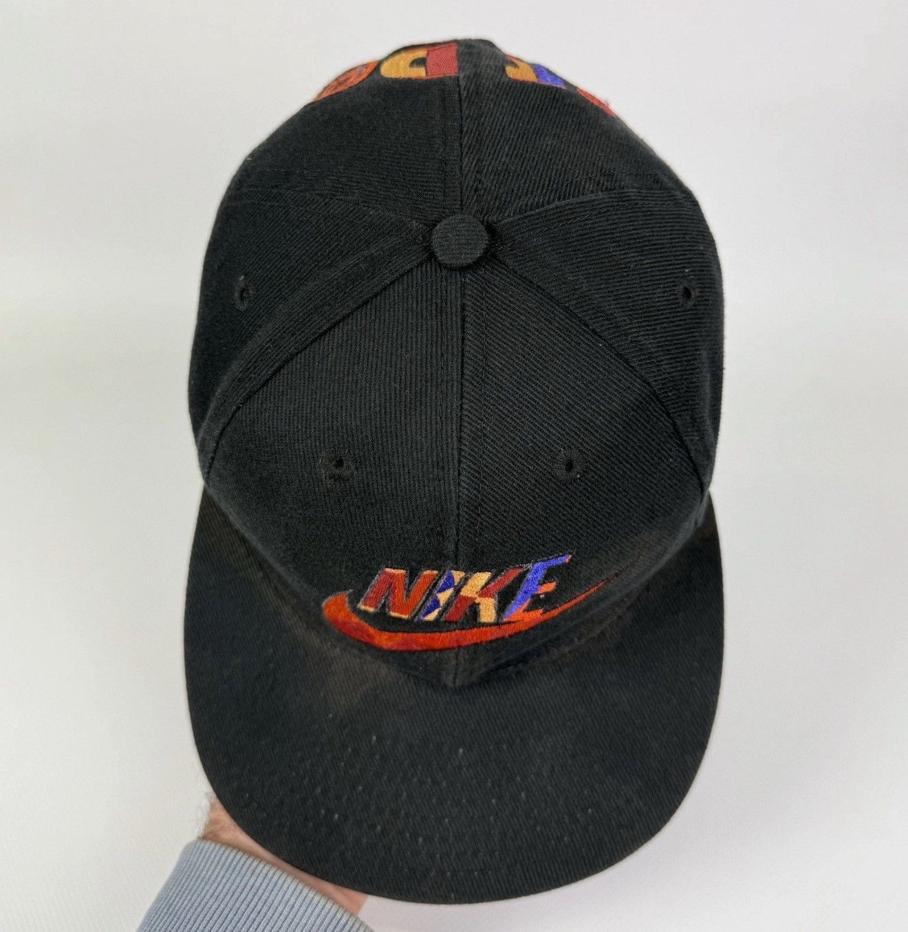 Nike Vintage Nike Urban Jungle Just Do It Spike Lee SnapBack Cap Size ONE SIZE - 5 Thumbnail