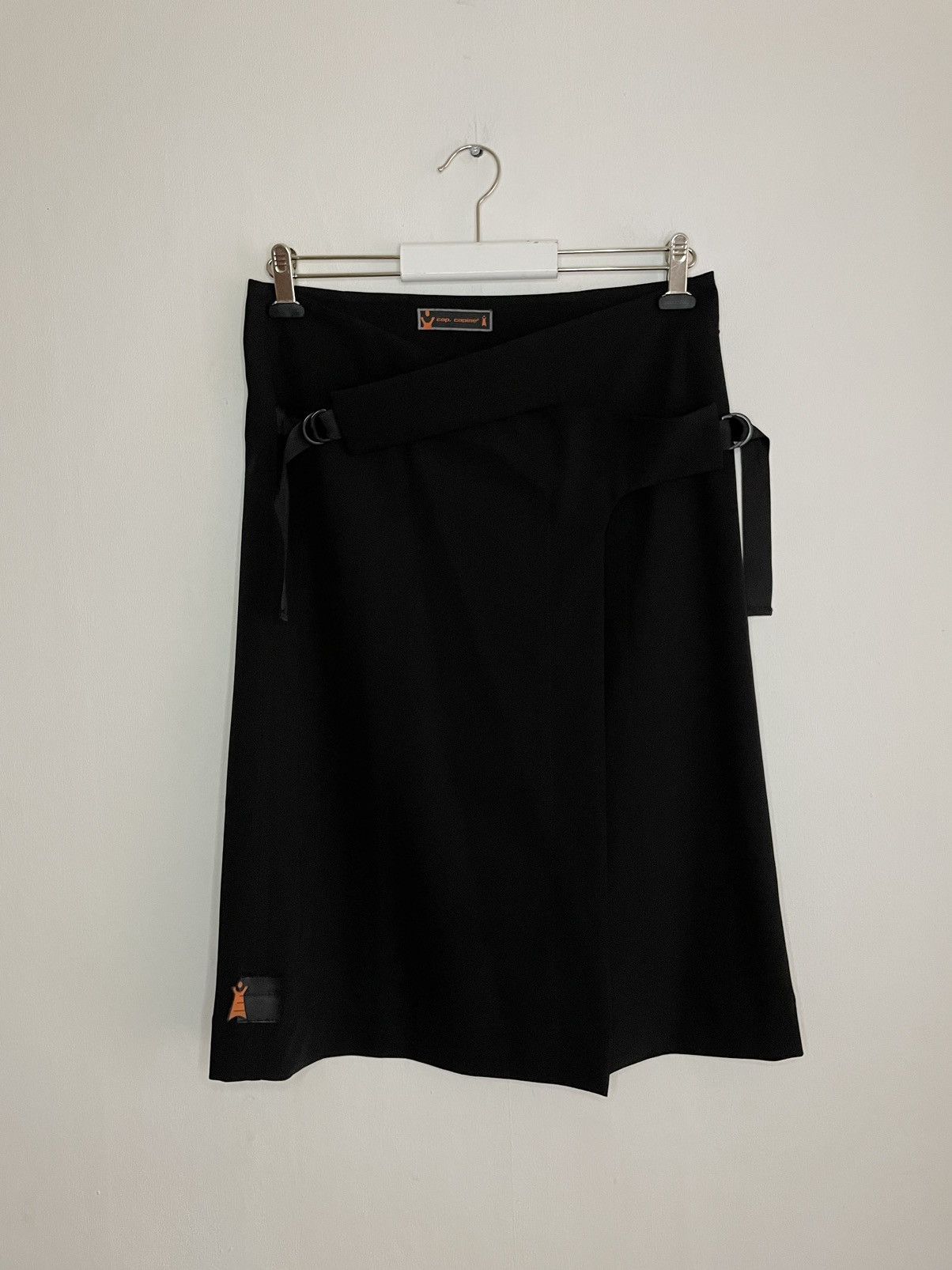 Cop Copine Cop Copine Archive Black Belted Assymetrical Skirt Size 25" / US 0 / IT 36 - 1 Thumbnail