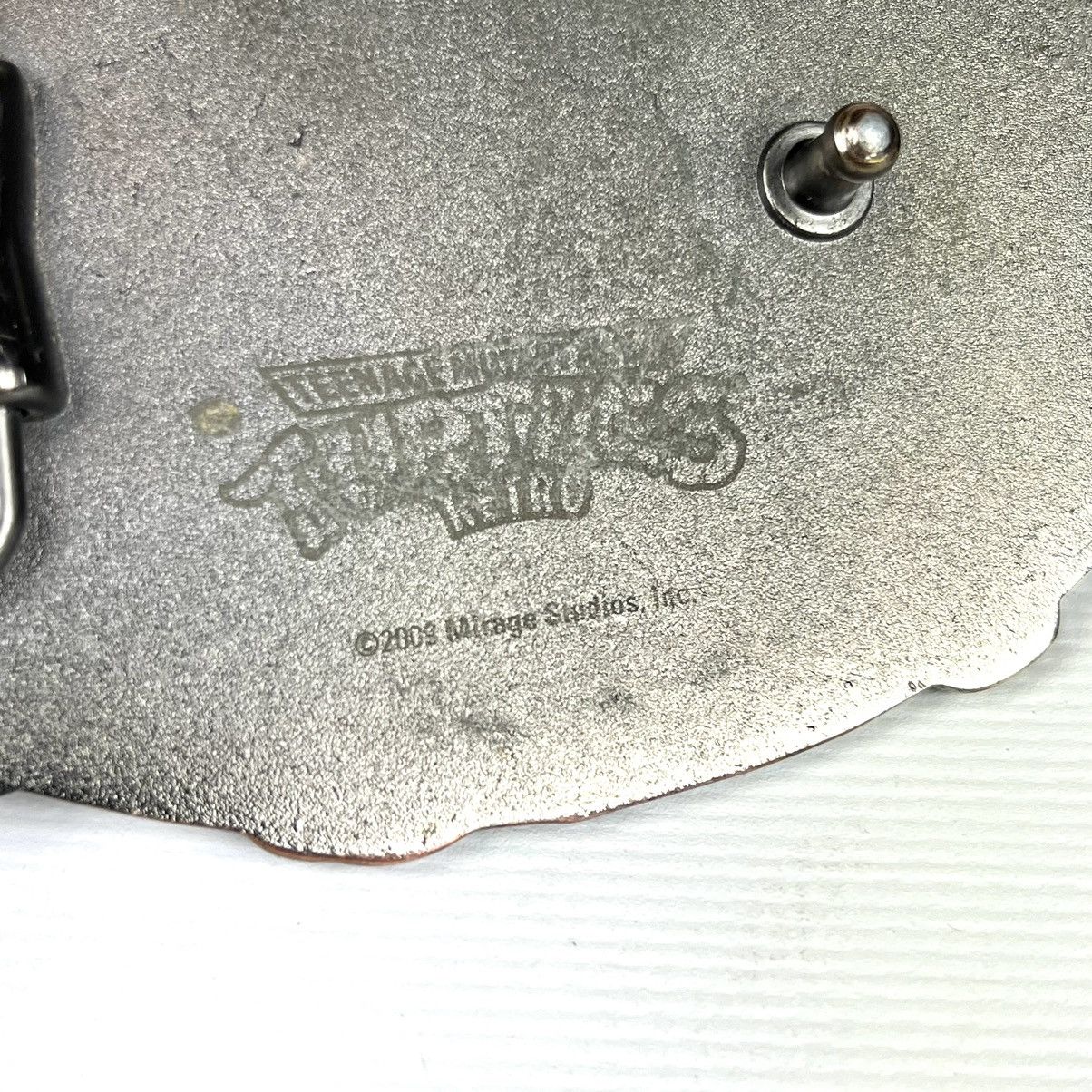 Cartoon Network × Vintage Very Rare Vintage Teenage Mutant Ninja Turtle buckle belt 90 Size ONE SIZE - 4 Thumbnail