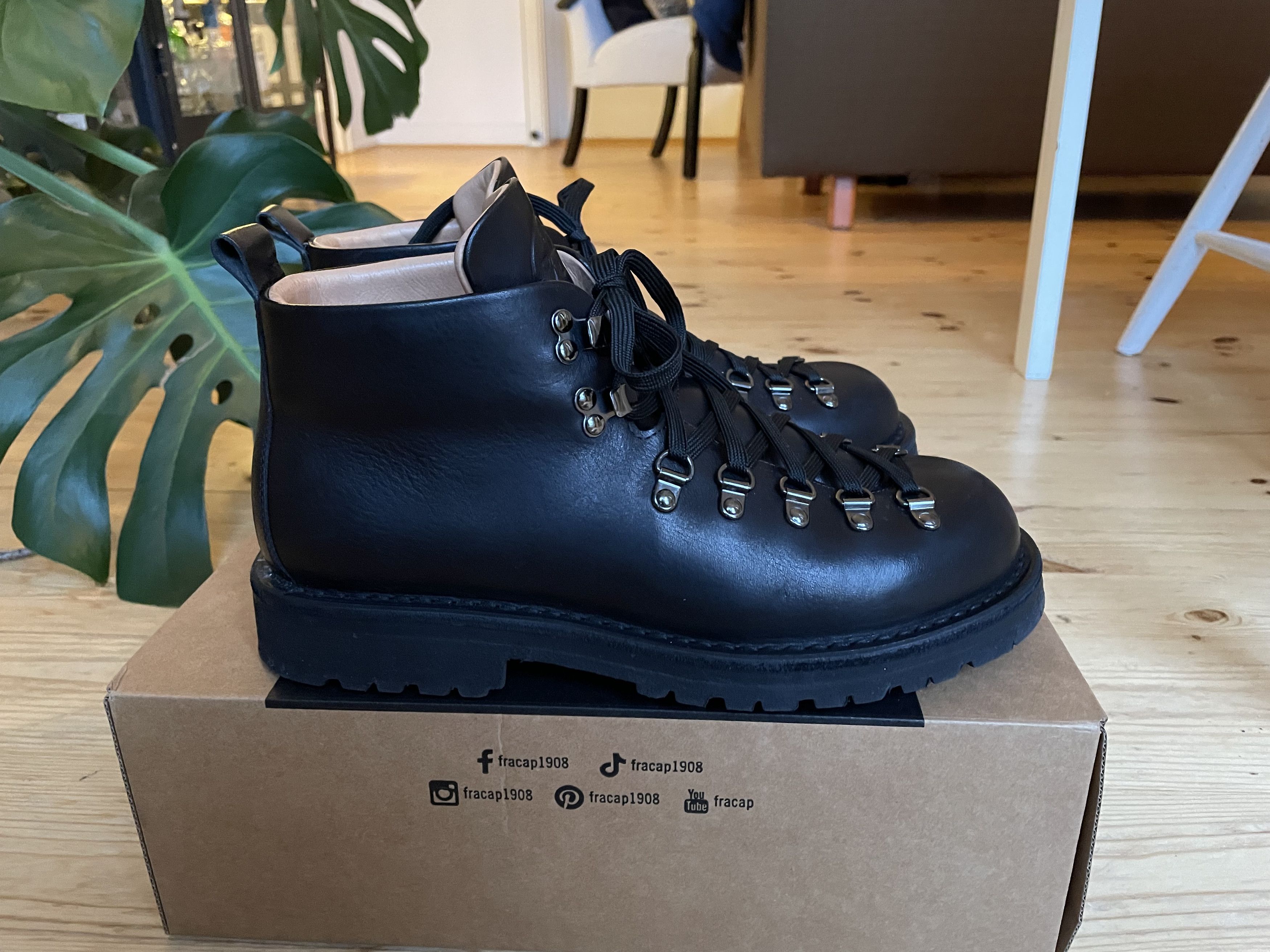 Fracap Fracap M120 Bold, black leather - size 43 (wide fit) Size US 10 / EU 43 - 3 Thumbnail
