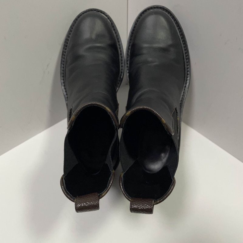 Louis Vuitton Louis Vuitton Black Chelsea Boots - Size US 7.5 / EU 40-41 - 3 Thumbnail