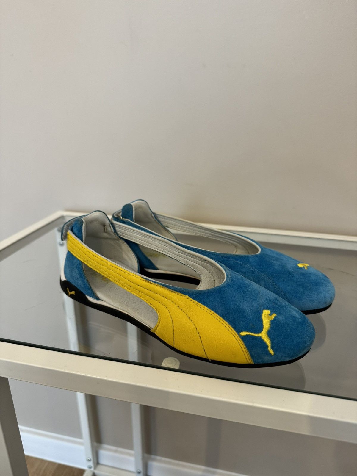 Puma × Vintage Puma blue speedcat sandals balerine shoes vintage 00s y2k Size US 4 / IT 34 - 6 Thumbnail