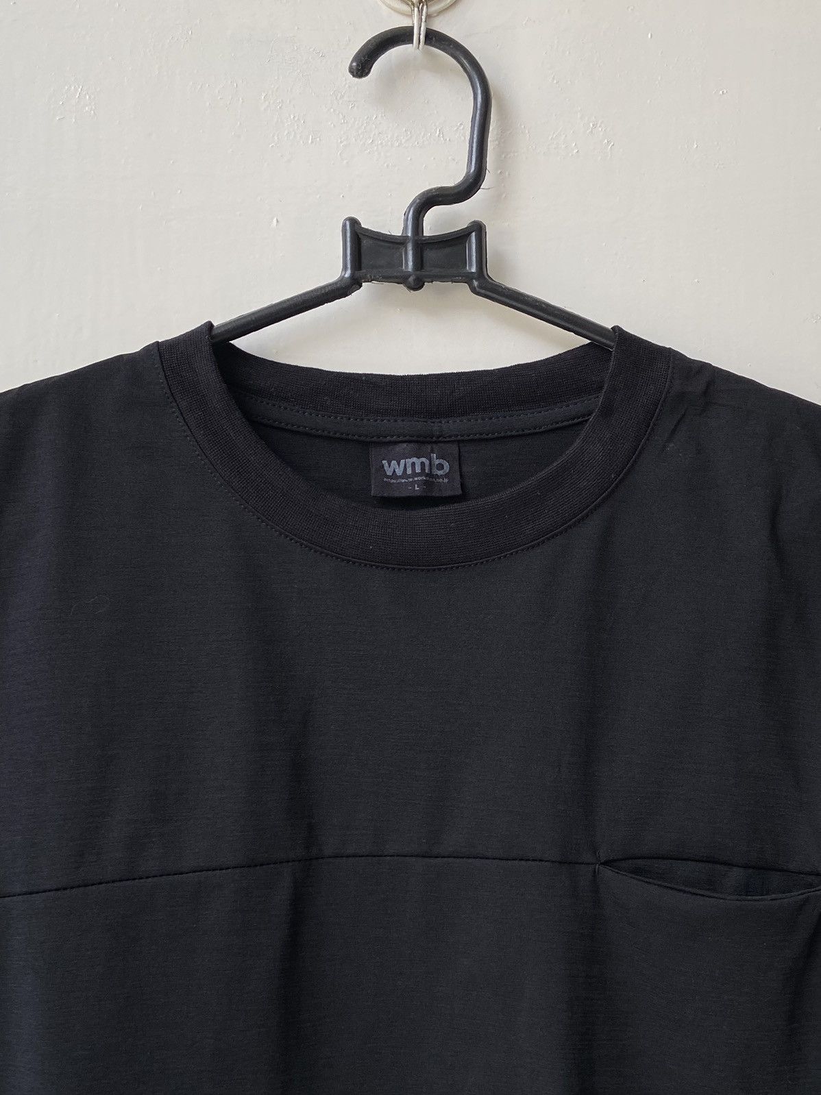 Designer × Japanese Brand WMB Work Man Black T-shirt Size US L / EU 52-54 / 3 - 12 Thumbnail