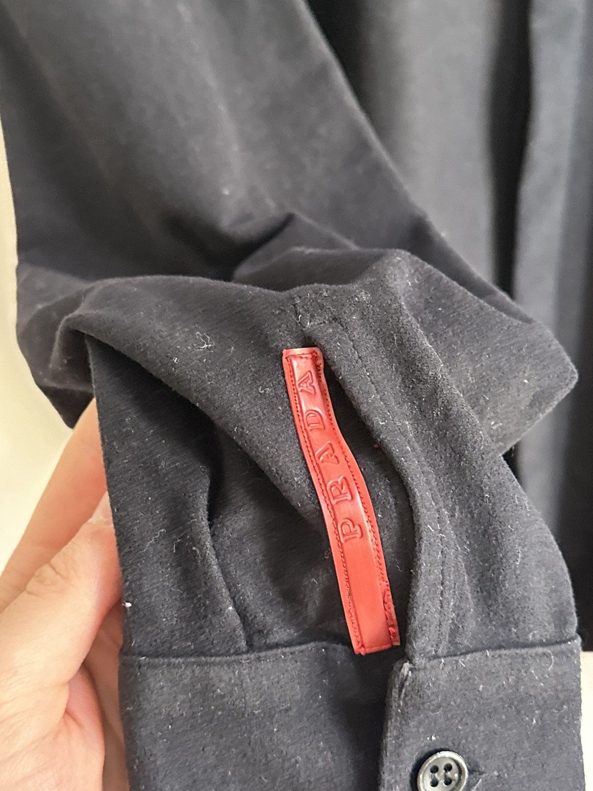 Prada Prada Vintage Sport Collection Stretch Long Sleeve Shirt Size US M / EU 48-50 / 2 - 4 Thumbnail
