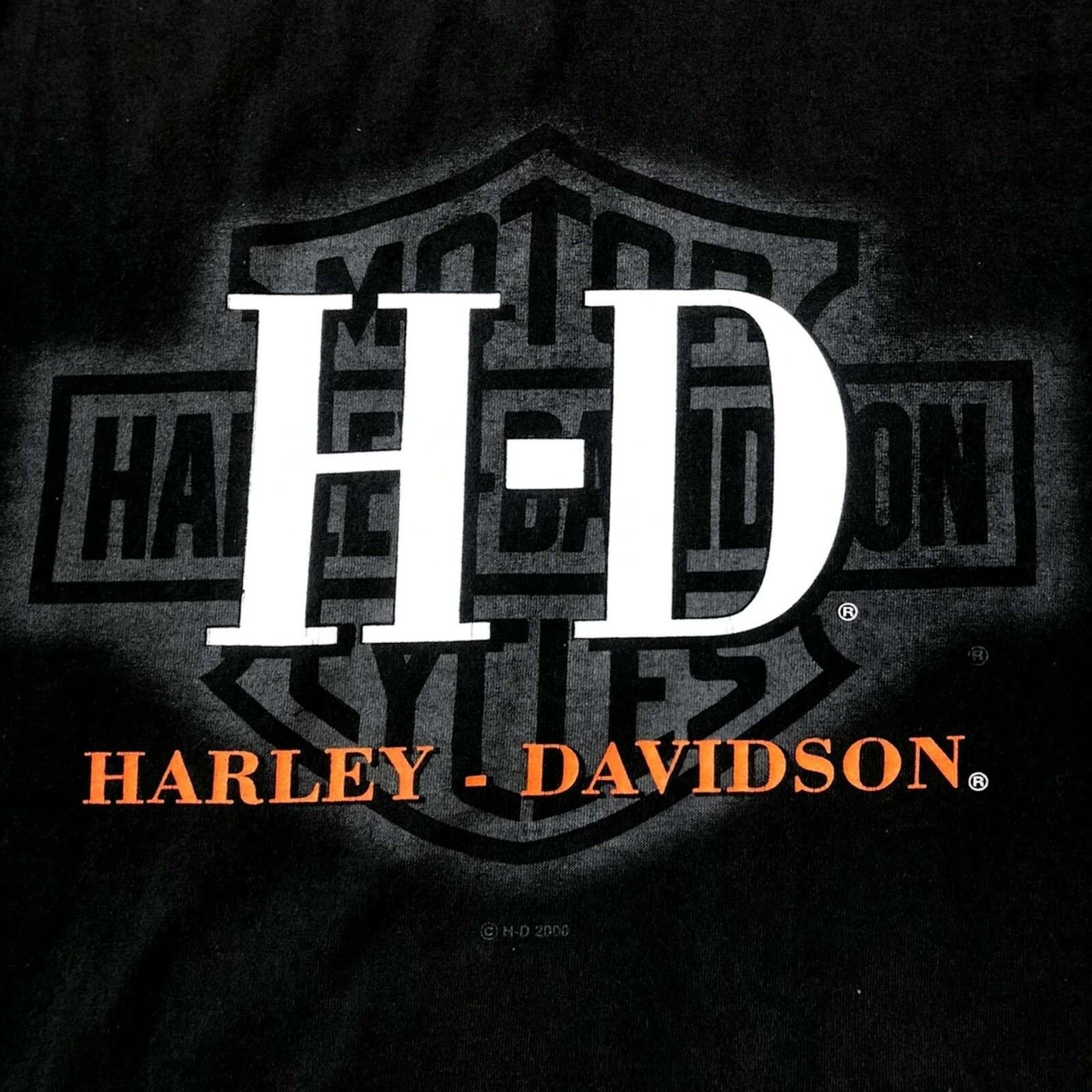 Harley Davidson × Vintage Vintage 2000 Harley Davidson T Shirt XL Niagara Falls Tee Size US XL / EU 56 / 4 - 2 Thumbnail