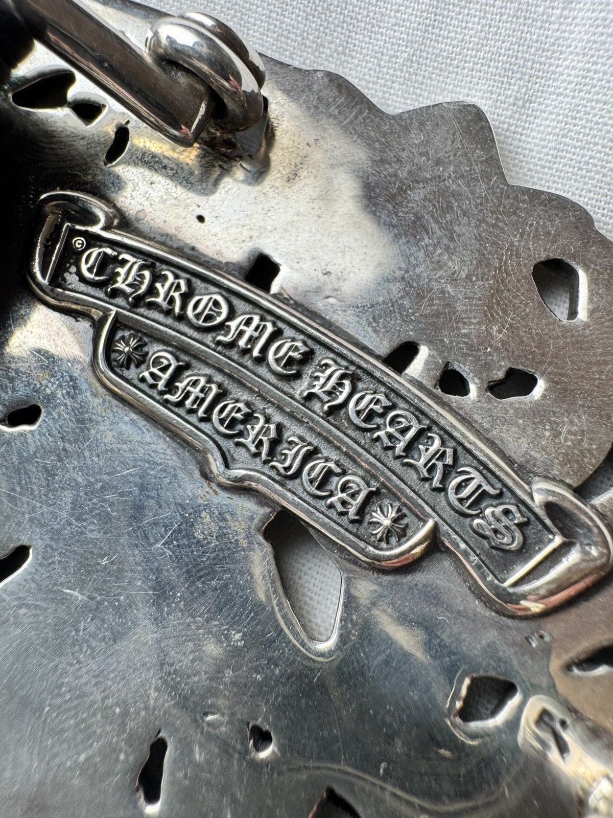 Chrome Hearts Chrome Hearts Cemetery Cross Buckle Belt 1.5” Size ONE SIZE - 10 Thumbnail