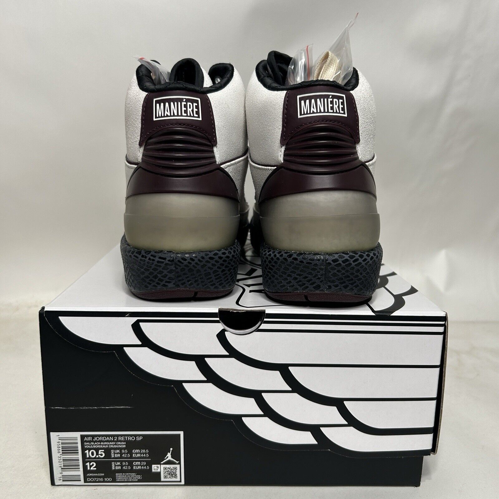 Jordan Brand Nike Air Jordan 2 Retro SP x A Ma Maniére “Airness” 2024 Size US 10.5 / EU 43-44 - 4 Thumbnail
