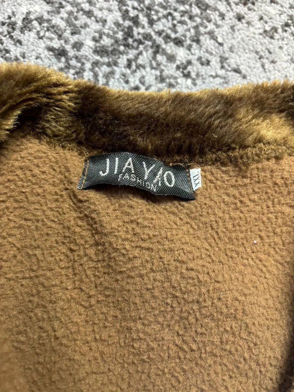 Japanese Brand × Vintage Vintage Y2K Suede Leather Style Fur Faux Collar Sleeve Jack Size US S / EU 44-46 / 1 - 5 Thumbnail