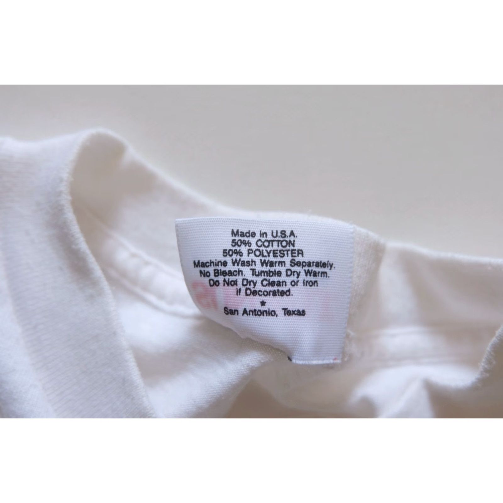 Etro VINTAGE USA MADE SUNBELT SPORTSWEAR T-SHIRT Lace Bottom Cotton 80s 90s White Men L SIZE Size US L / EU 52-54 / 3 - 5 Thumbnail