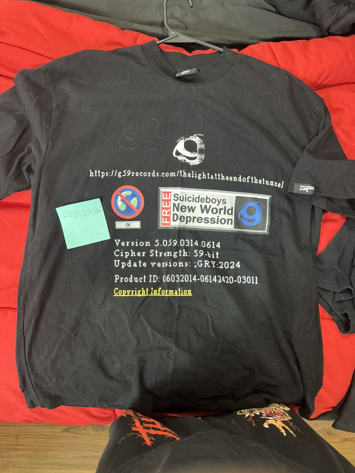 G59 Records $uicideboy$ ad blocker tee Size US L / EU 52-54 / 3 - 1 Thumbnail