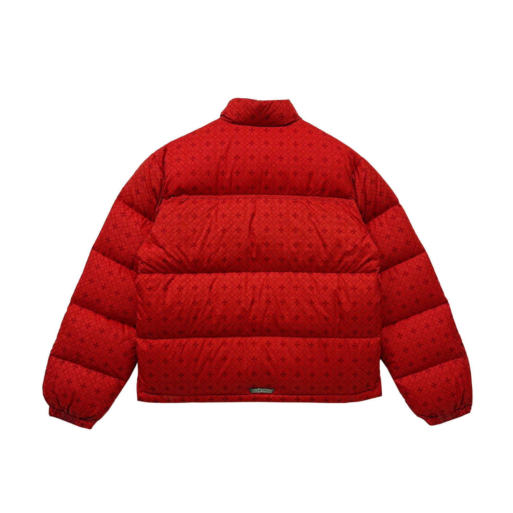 Chrome Hearts Chrome Hearts Red Monogram Cross Pattern Puffer Down Jacket Size US S / EU 44-46 / 1 - 2 Thumbnail
