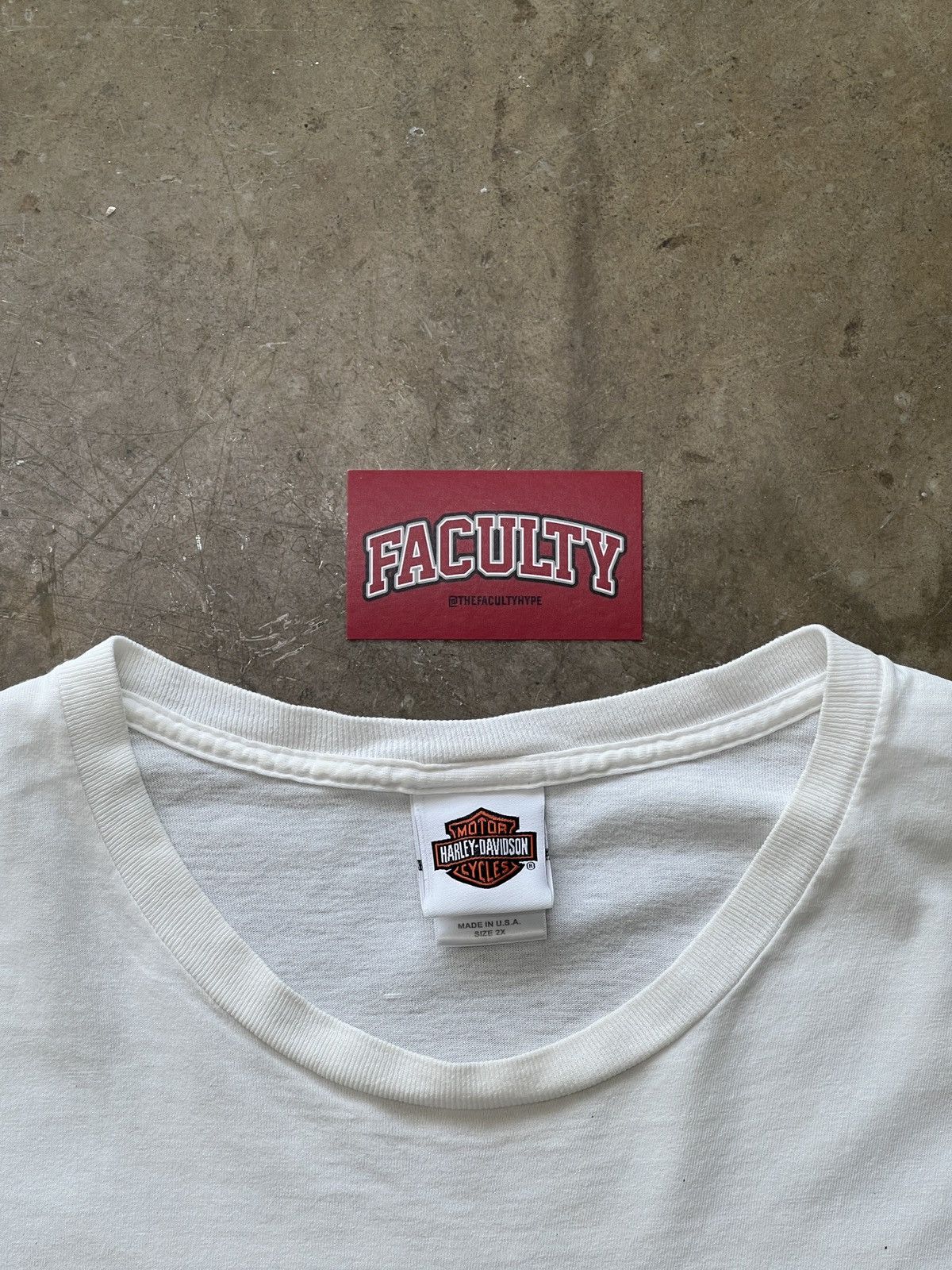 Harley Davidson × Vintage Vintage Harley Davidson 2007 Bruce Rossmeyer's Pocket Sz Tee Size US XXL / EU 58 / 5 - 3 Thumbnail