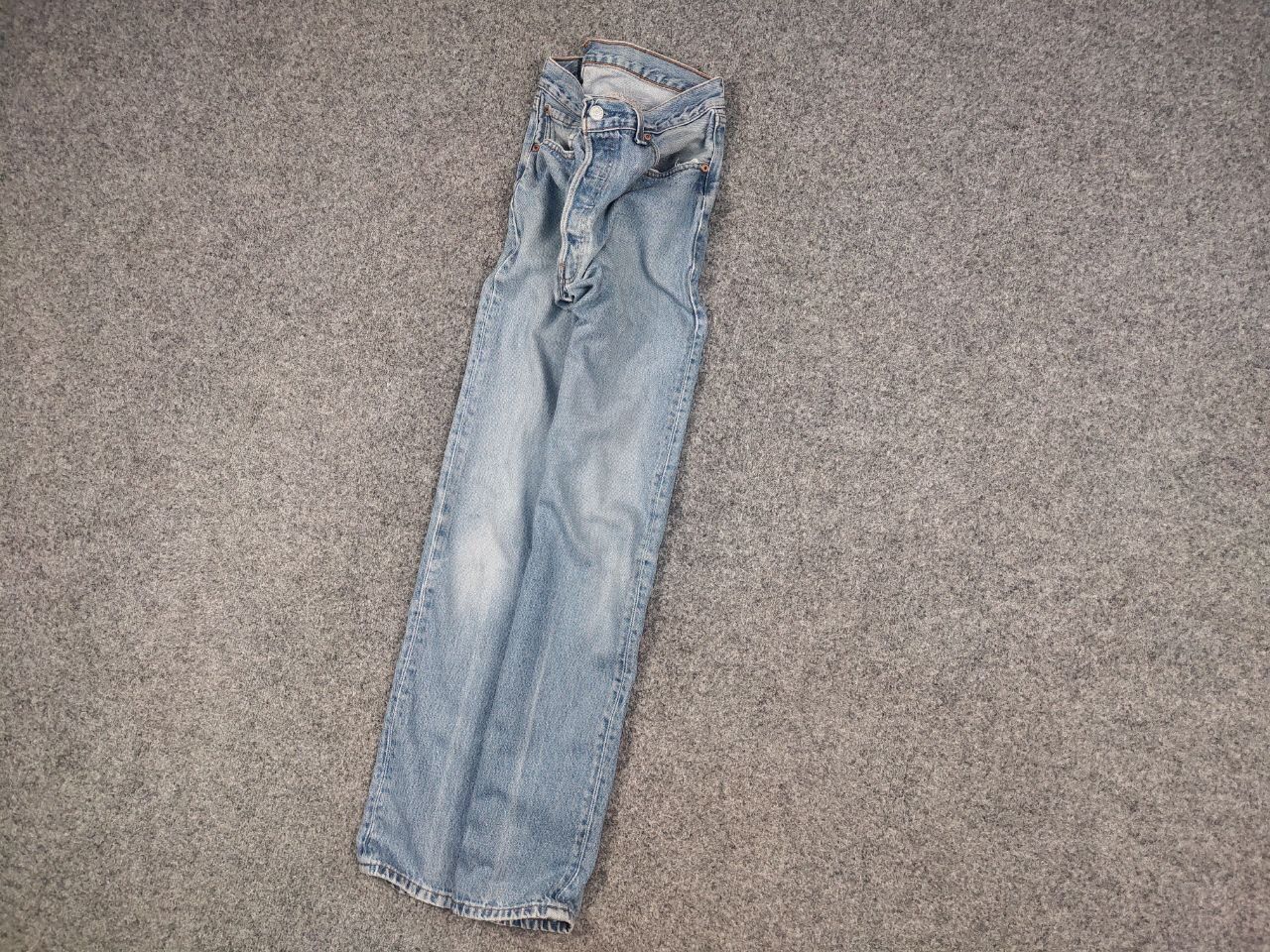 Levi's × Vintage Vintage 90's Levis 501 Made in USA Faded Blue Denim Jeans Size US 34 / EU 50 - 4 Thumbnail