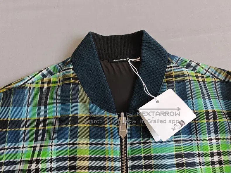 Hermes Hermes Two-Tone Plaid and Nylon Olive Green Loose Fit Jack Size US M / EU 48-50 / 2 - 3 Thumbnail