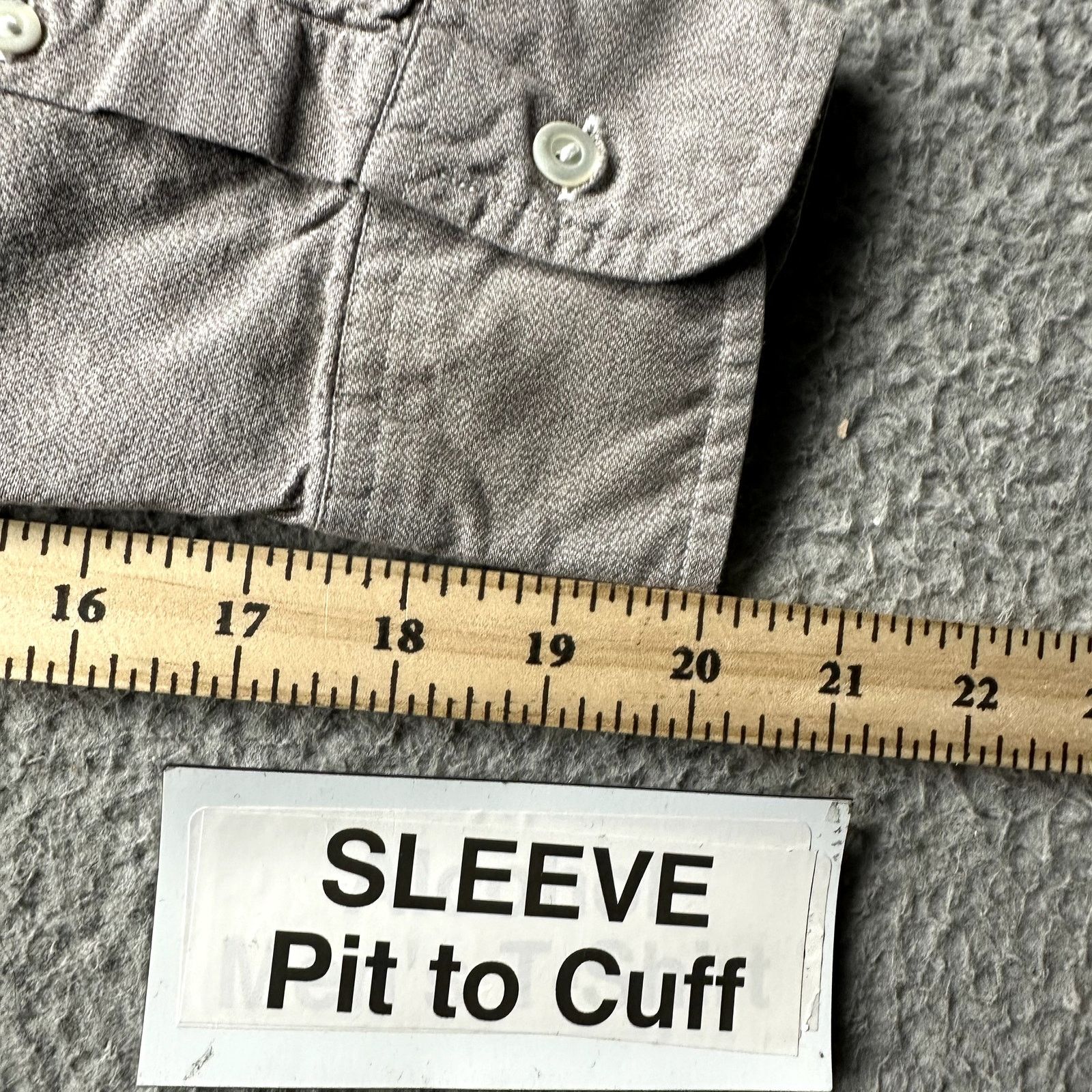 J.Crew J Crew Button Down Long Sleeve Gray Casual Shirt Mens Large Size US L / EU 52-54 / 3 - 6 Thumbnail