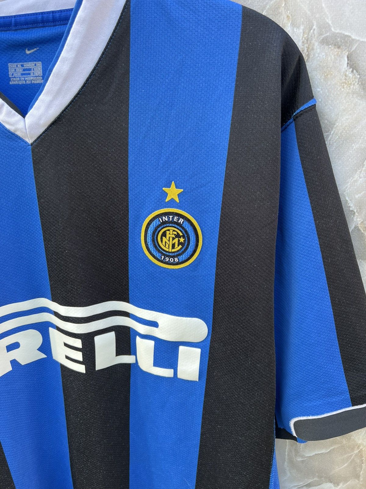 Nike × Vintage Vintage Nike Inter Milan #8 2006/07 Soccer Home Jersey Size US XL / EU 56 / 4 - 4 Thumbnail