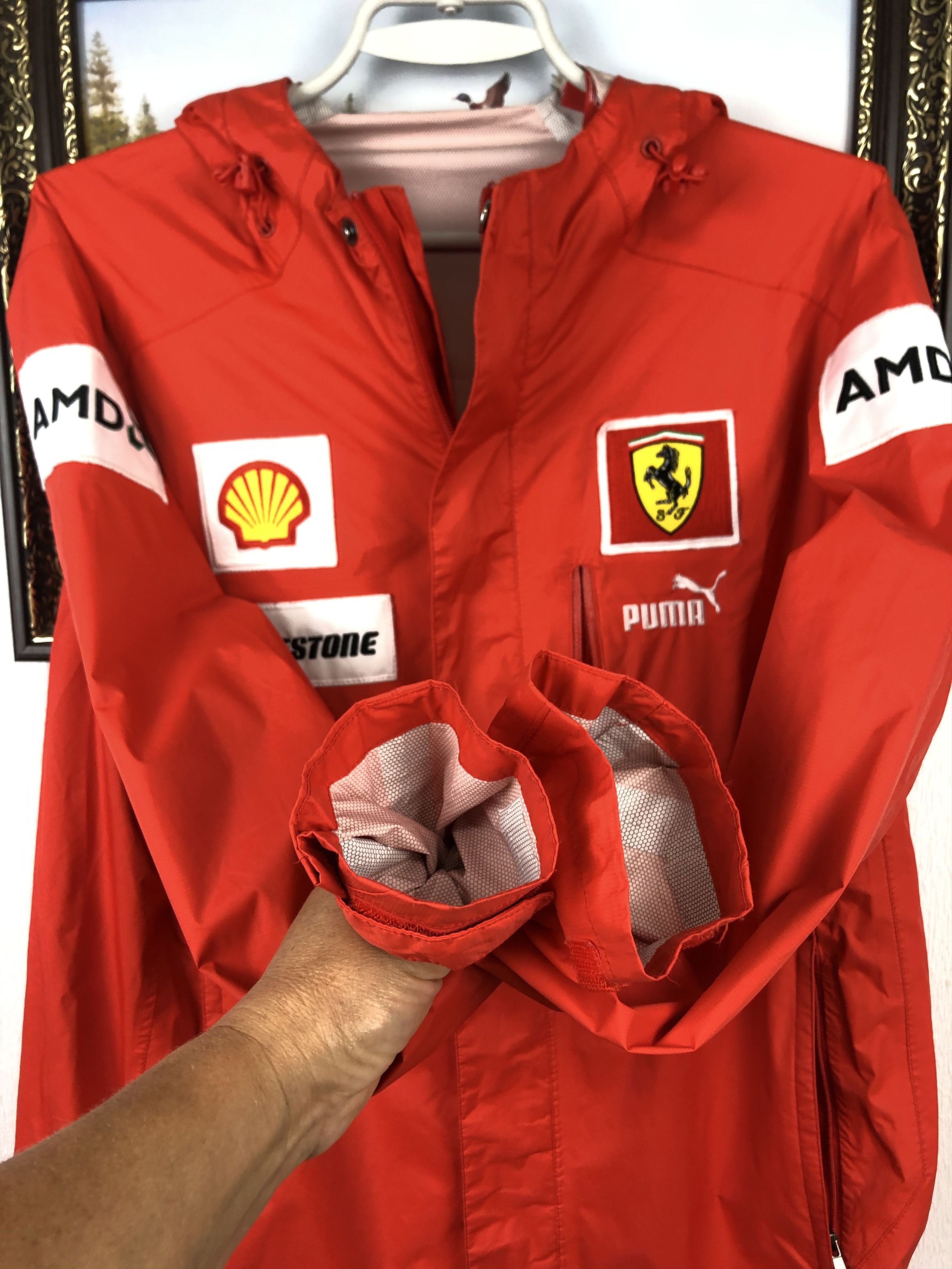 Ferrari × Puma Vintage Ferrari Puma Racing Jacket Track Top Windbreaker Size US S / EU 44-46 / 1 - 6 Thumbnail