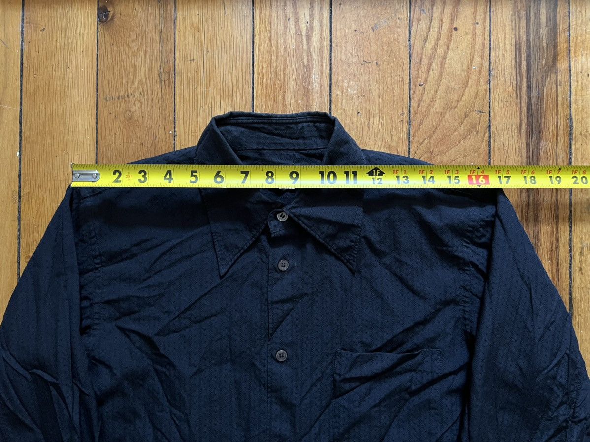 Comme des Garcons Homme Plus AD2014 Comme des Garçons Homme Plus Black Stripe Shirt Size US XS / EU 42 / 0 - 5 Thumbnail