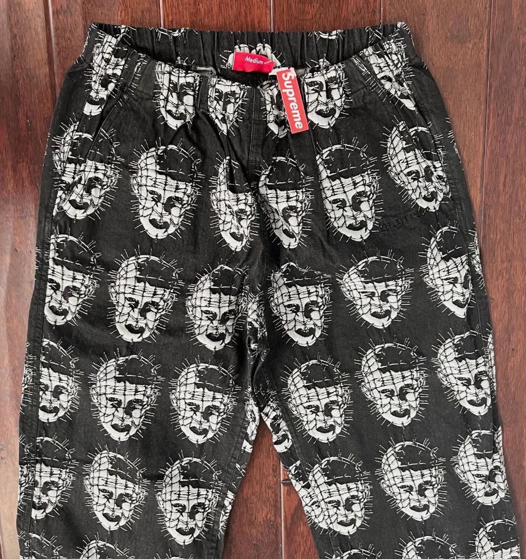 Supreme SUPREME HELLRAISER JACQUARD DENIM SKATE PANT BLACK SS18 NWT Size US 32 / EU 48 - 4 Thumbnail