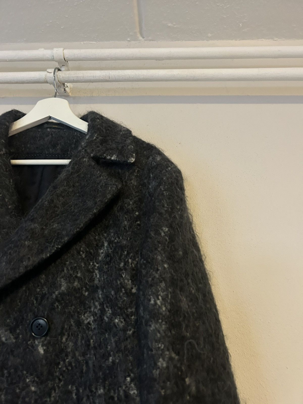 Fendi Fendi Mohair Blend Double-Breasted Coat Size US M / EU 48-50 / 2 - 4 Thumbnail