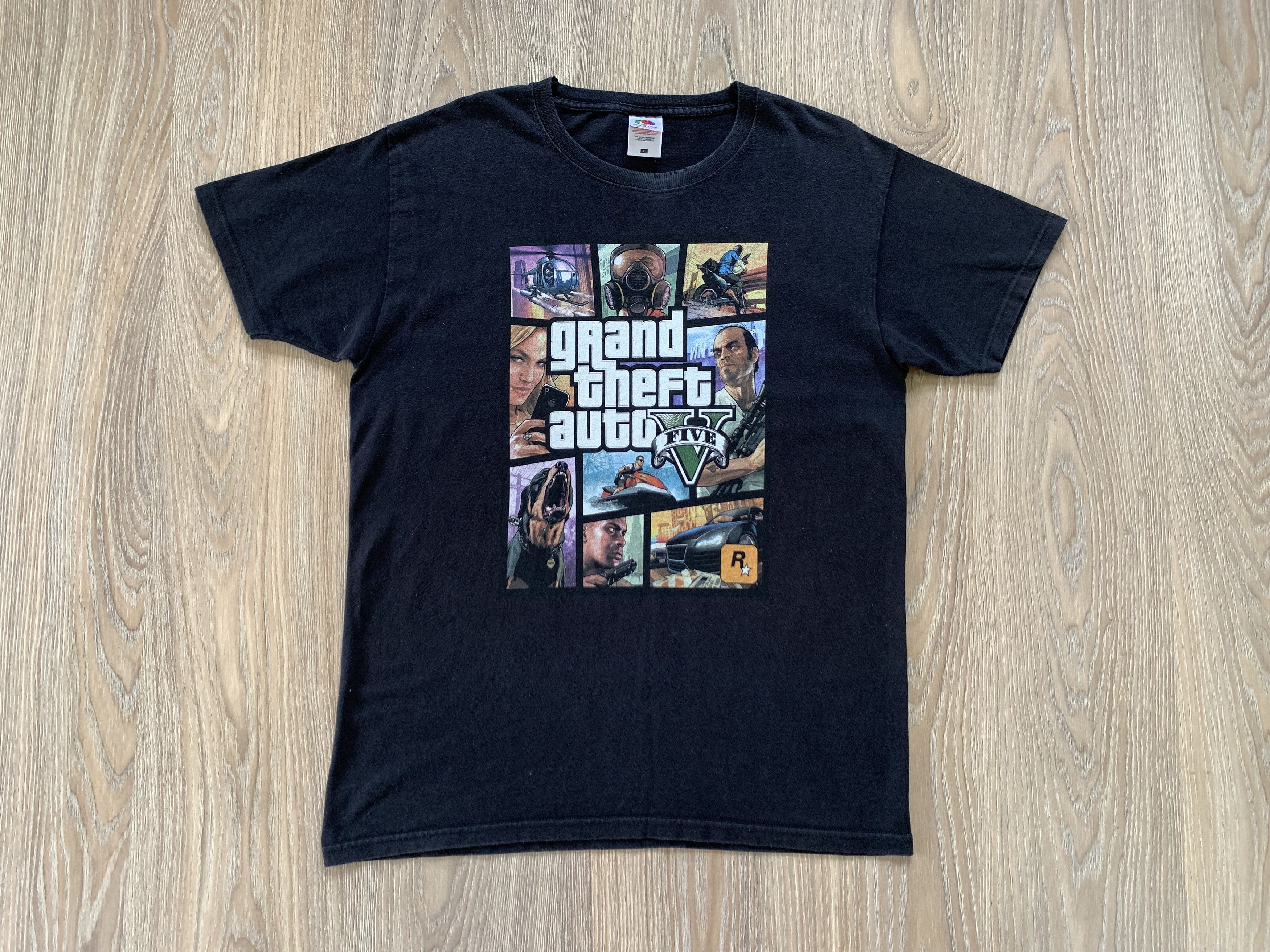Fruit Of The Loom × Playstation Vintage Grand Theft Auto GTA Promo T-Shirt Size US L / EU 52-54 / 3 - 3 Thumbnail
