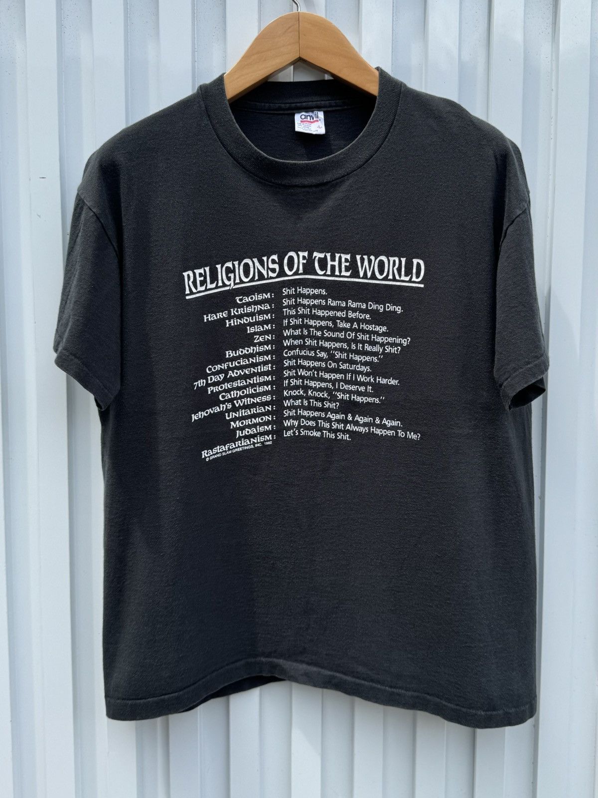 Vintage 💥Vintage Religions Of The World Rastafarianism 90s T-Shirt Size US L / EU 52-54 / 3 - 1 Thumbnail