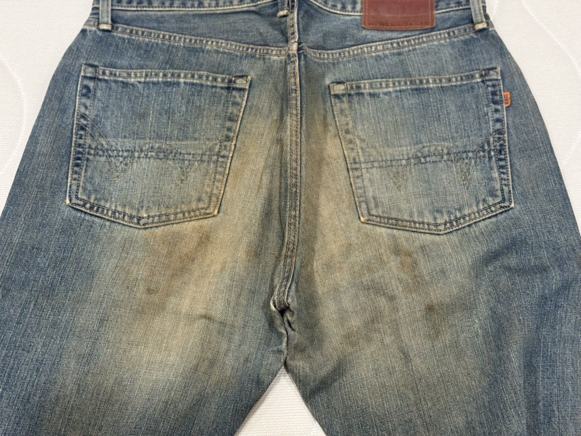 Edwin Sales‼️Ditressed Rusty Vtg Edwin 505X Selvedge (AB-1002) Size US 34 / EU 50 - 13 Thumbnail