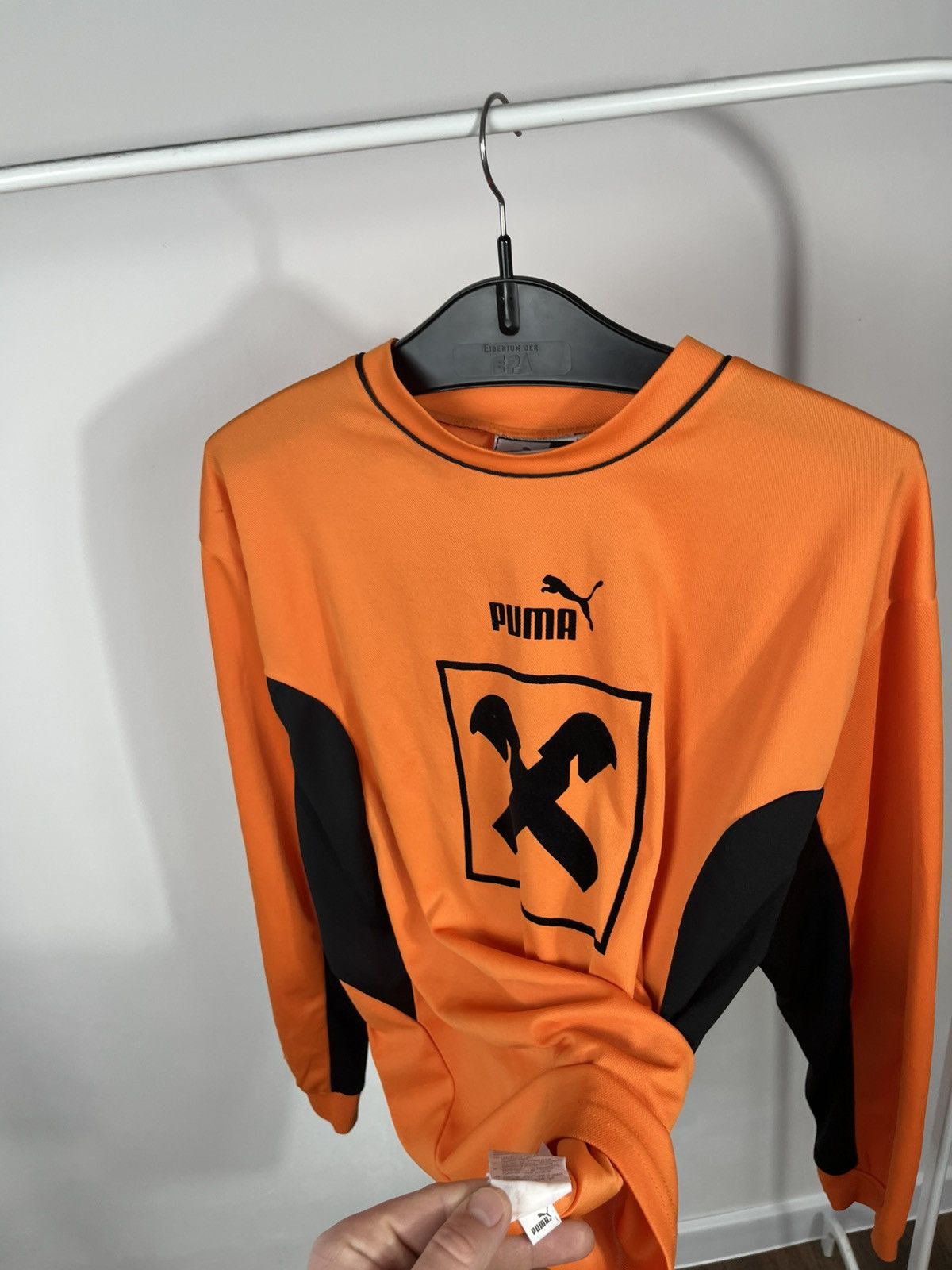 Puma Puma Vintage Football Jersey Orange Long Sleeve Size M Size US M / EU 48-50 / 2 - 10 Thumbnail