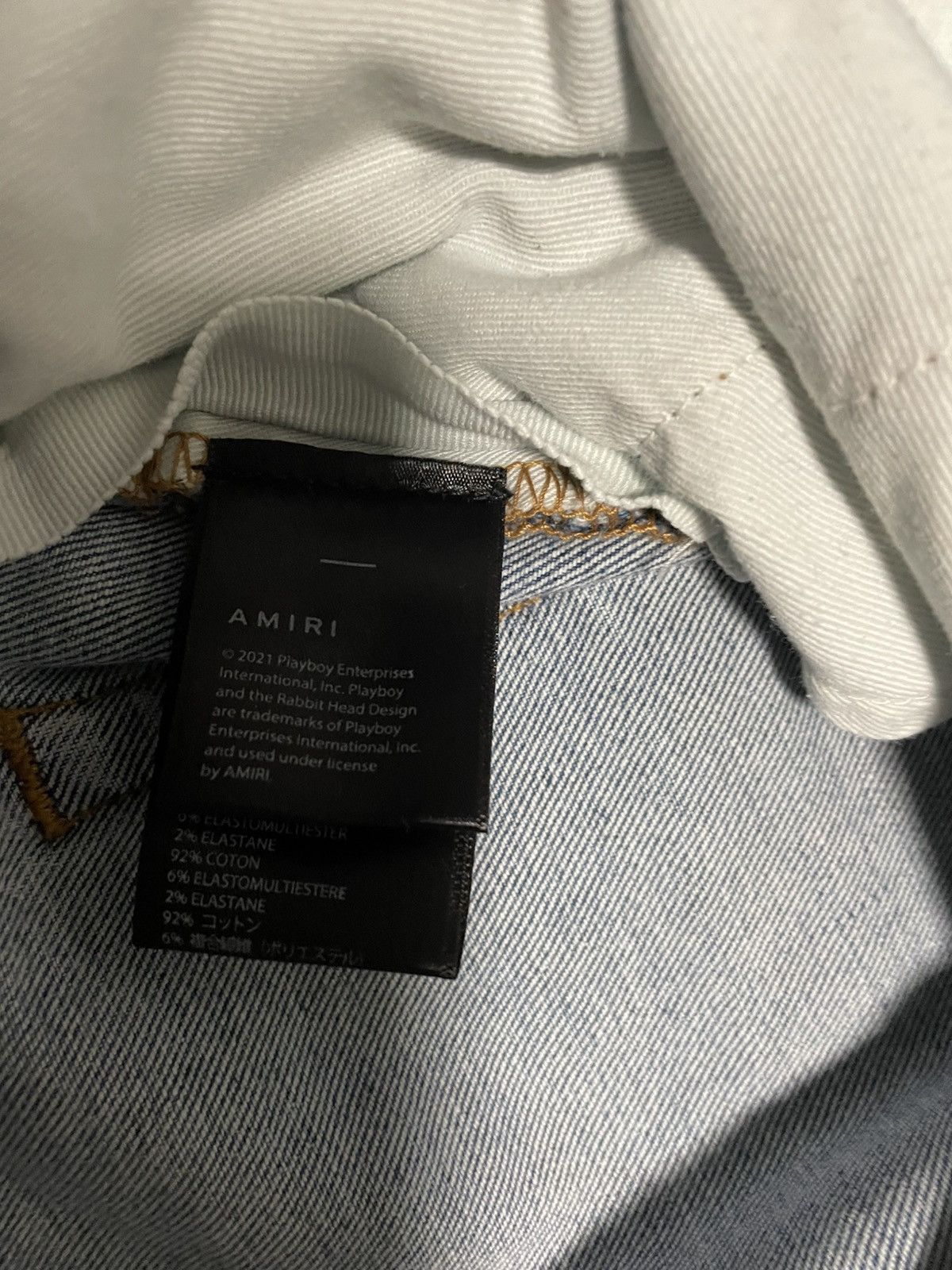 Amiri Amiri Playboy Magazine Jean Size US 33 - 5 Thumbnail