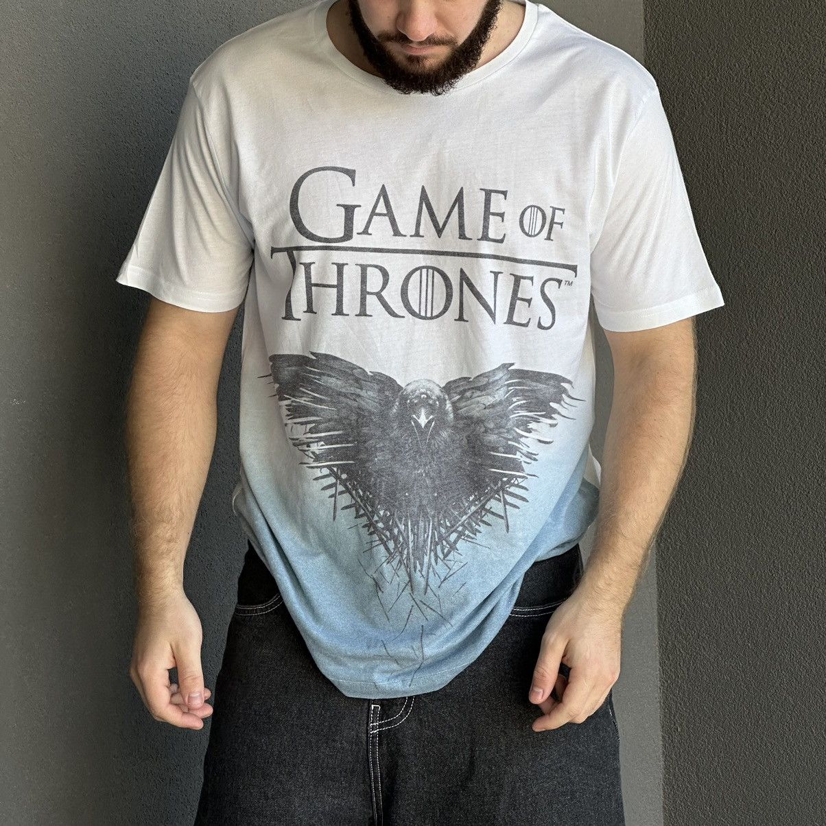 The Game × Vintage Vintage Game Of Thrones T-shirts Big Logo Y2K 00s Size US XL / EU 56 / 4 - 2 Thumbnail
