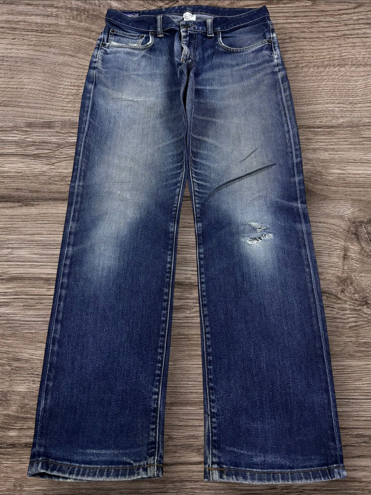 Patagonia Vintage Patagonia Distressed Faded Jeans Size US 31 - 1 Thumbnail