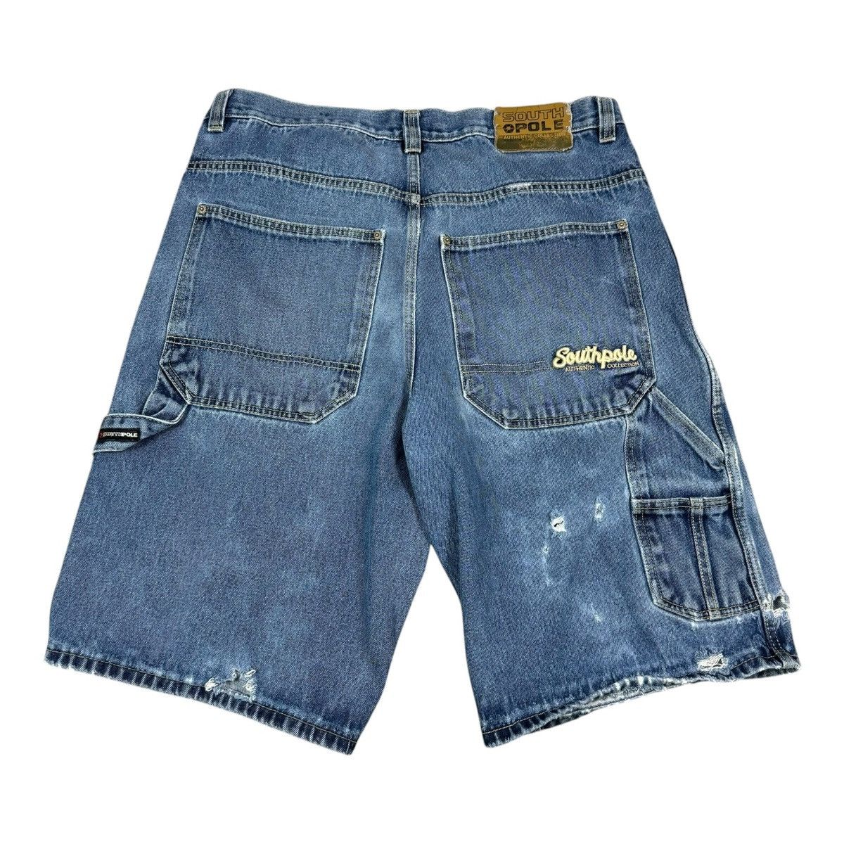 Southpole 2000s Southpole Baggy Denim Shorts Men's 36 FLAWS Size US 36 / EU 52 - 1 Thumbnail