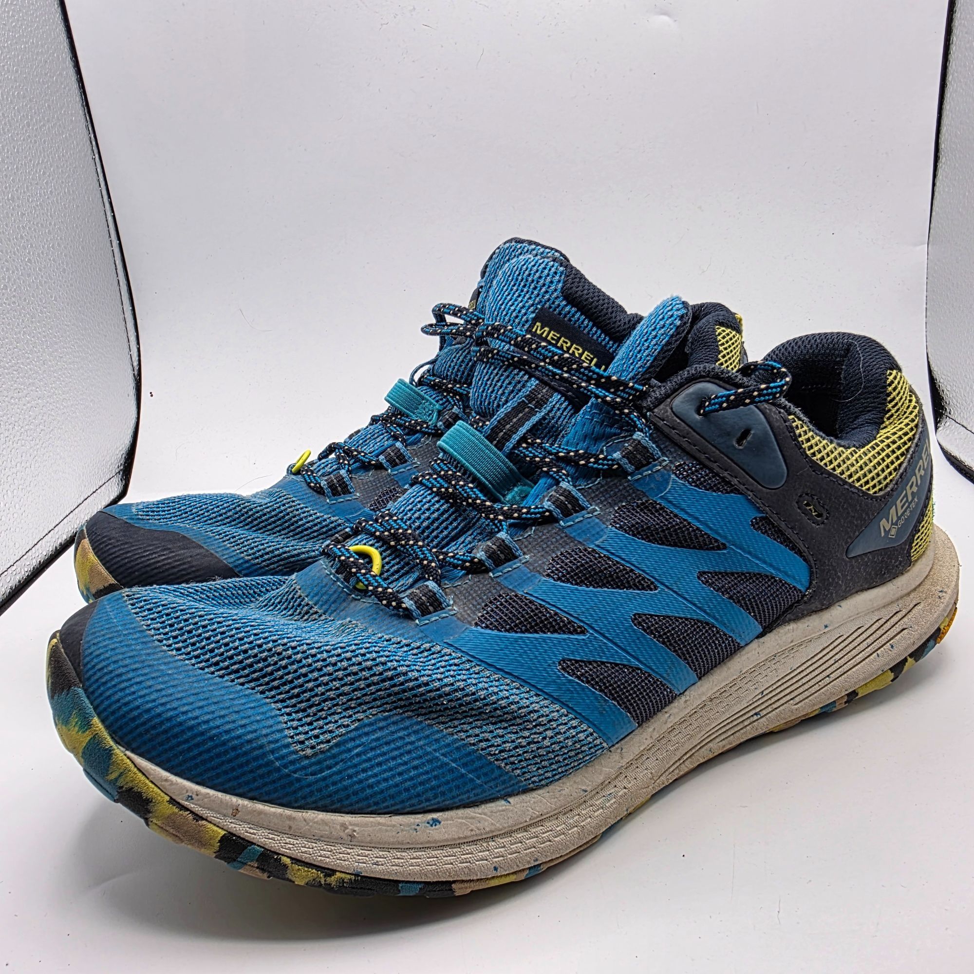 Merrell Merrell Nova 3 GTX Gore Tex Vibram Mens Size 11.5W Wide Blue Size US 11.5 / EU 44-45 - 4 Thumbnail