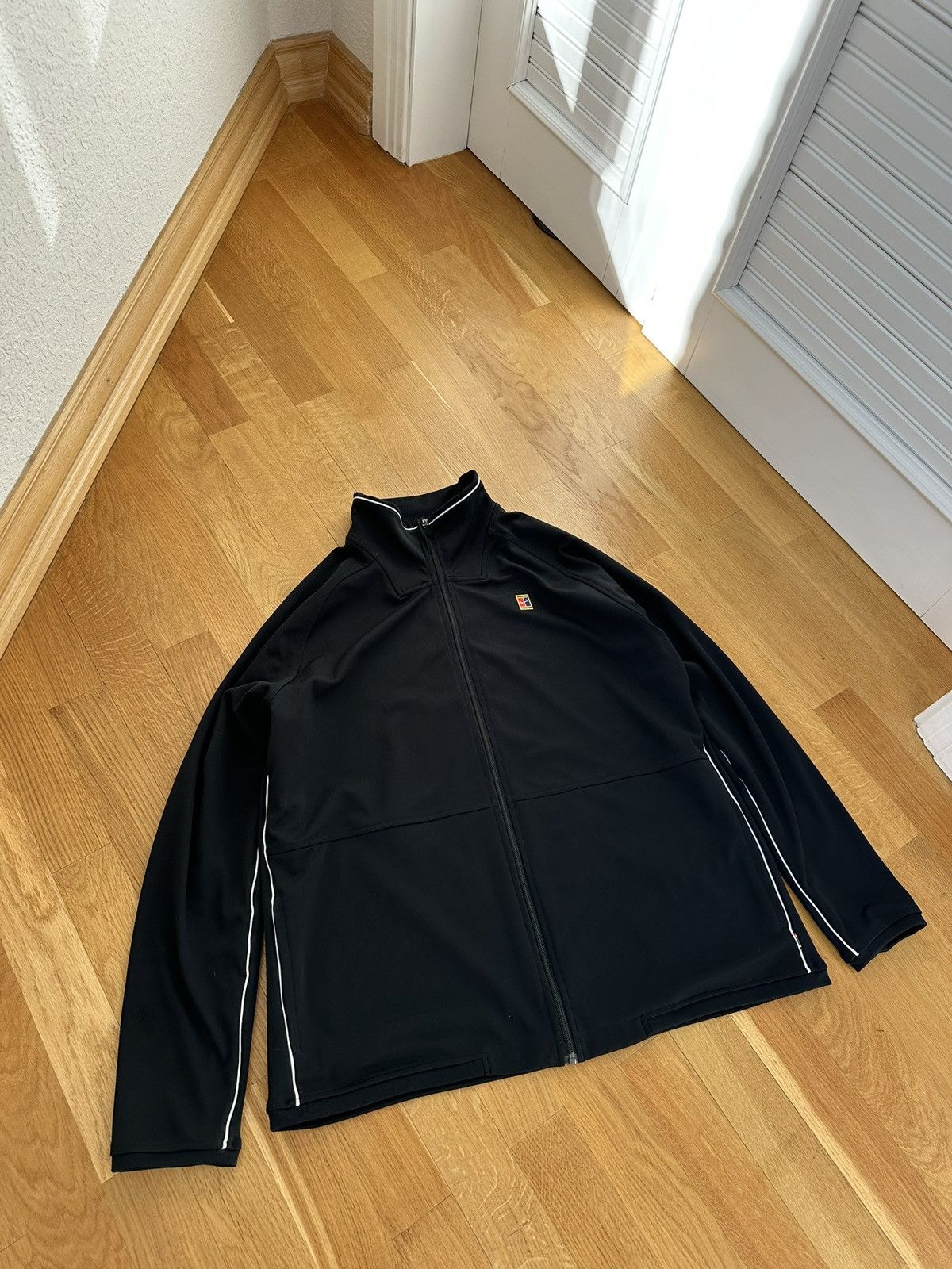 Nike Nike Court Zip Jacket Logo Black Fit Size US XL / EU 56 / 4 - 1 Thumbnail
