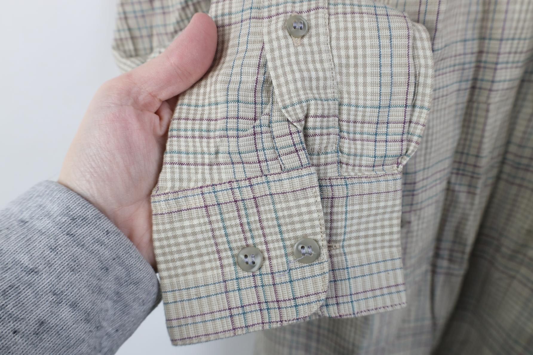 Vintage Deadstock Vintage 90s Streetwear Gabardine Button Shirt Size US L / EU 52-54 / 3 - 6 Thumbnail