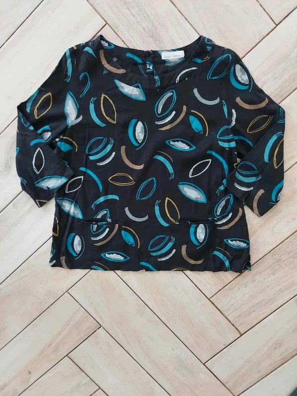 Vintage Vintage 3/4 sleeved top Size XXL / US 16-18 / IT 52-54 - 7 Thumbnail