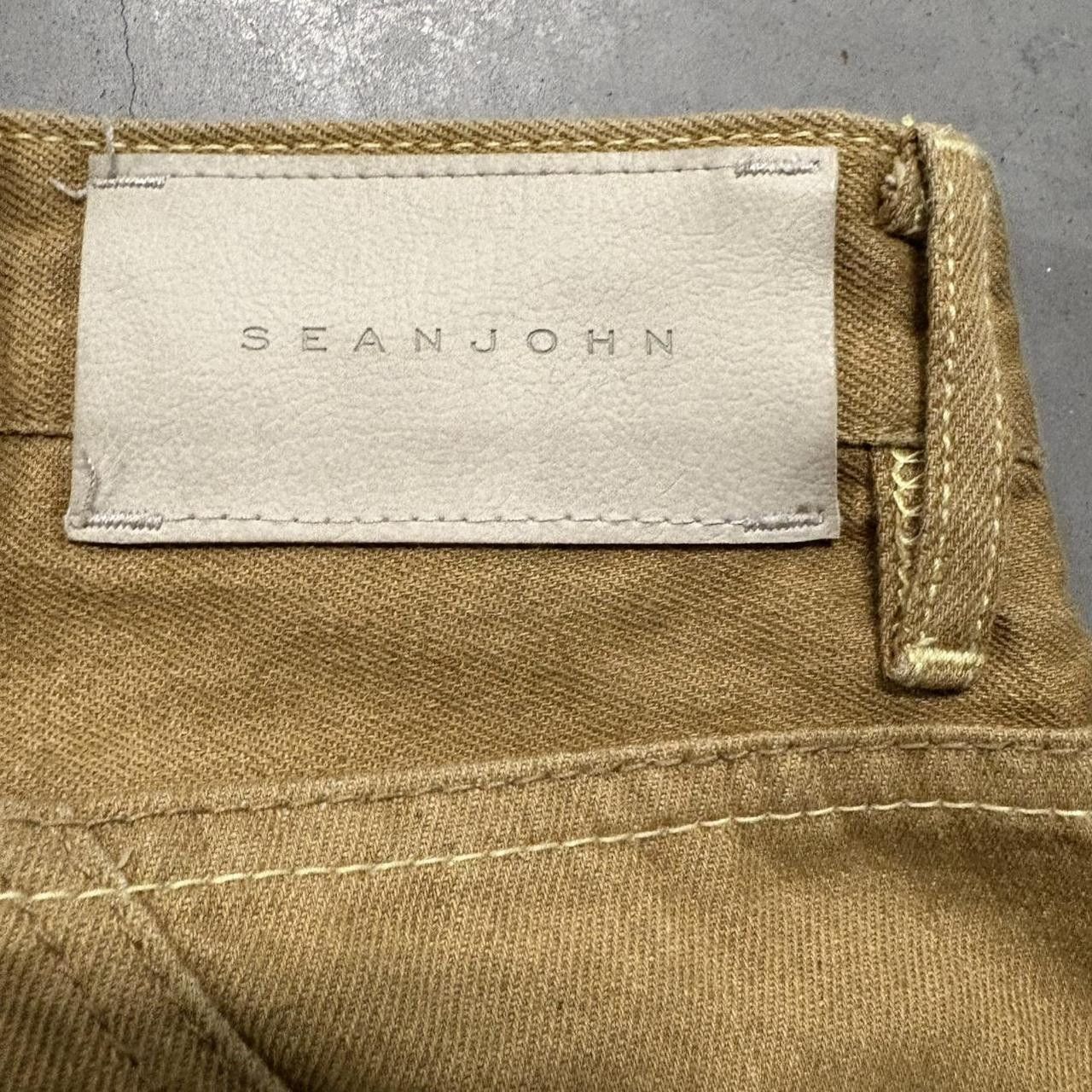 Sean John Vintage Y2K/2000s Super Baggy Wideleg Sean John Tan Denim Jeans! Size US 40 / EU 56 - 8 Thumbnail
