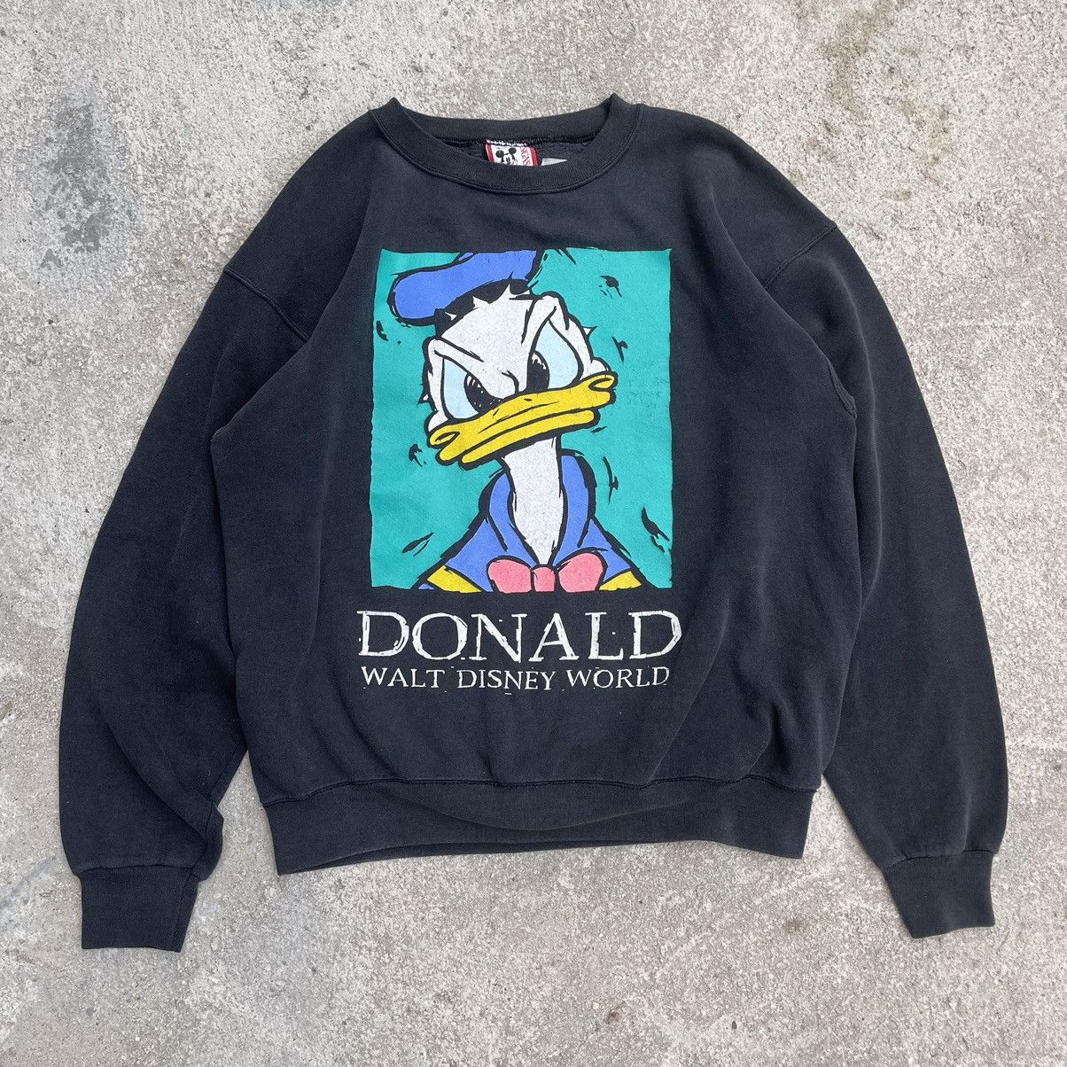 Disney × Vintage VINTAGE 90s “DONALD DUCK” WALT DISNEY WORLD SWEATSHIRT Size US S / EU 44-46 / 1 - 1 Thumbnail