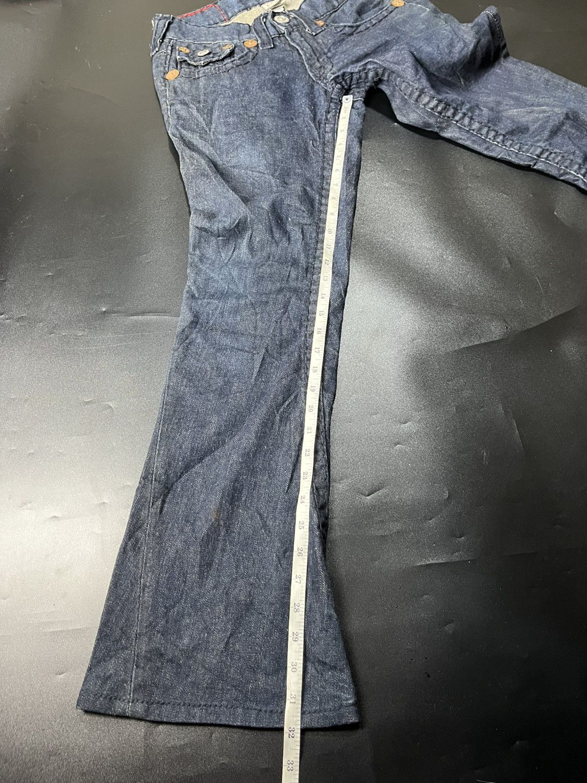 If Six Was Nine × Japanese Brand × True Religion Super Flared True Religion BlueJeans Size US 31 - 17 Thumbnail