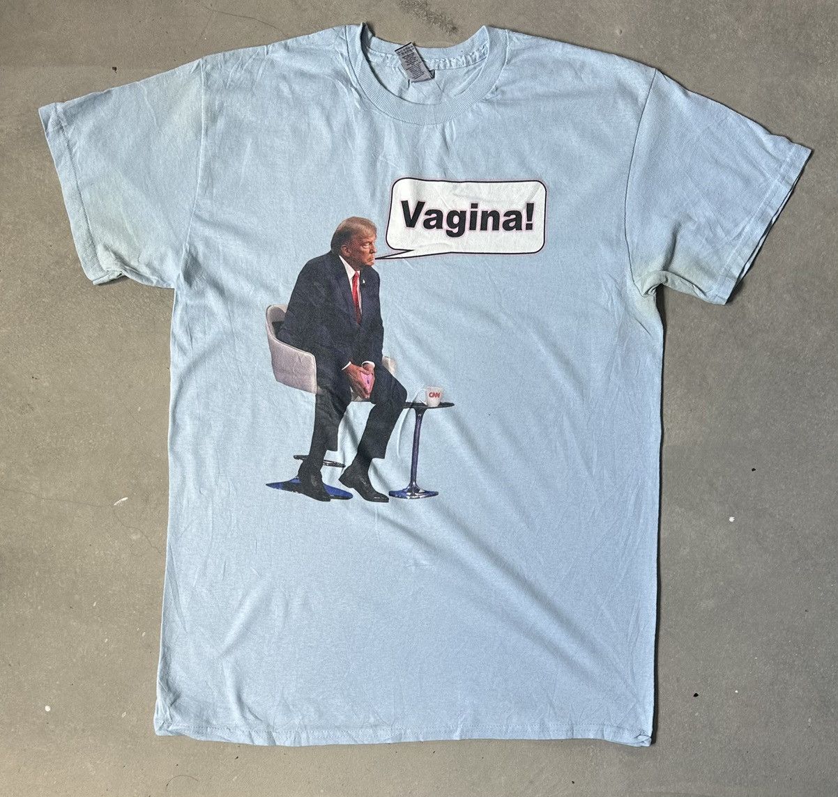 Vintage DONALD TRUMP VAGINA TEE Size US M / EU 48-50 / 2 - 1 Thumbnail