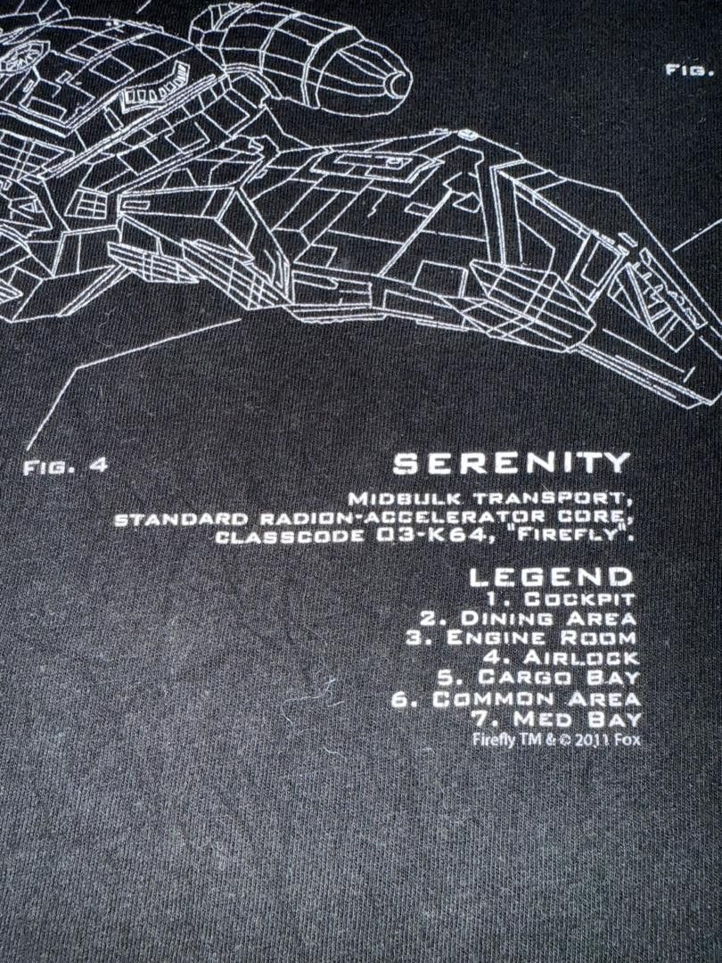 Vintage Vintage Firefly Serenity Spaceship Tee Size US L / EU 52-54 / 3 - 3 Thumbnail