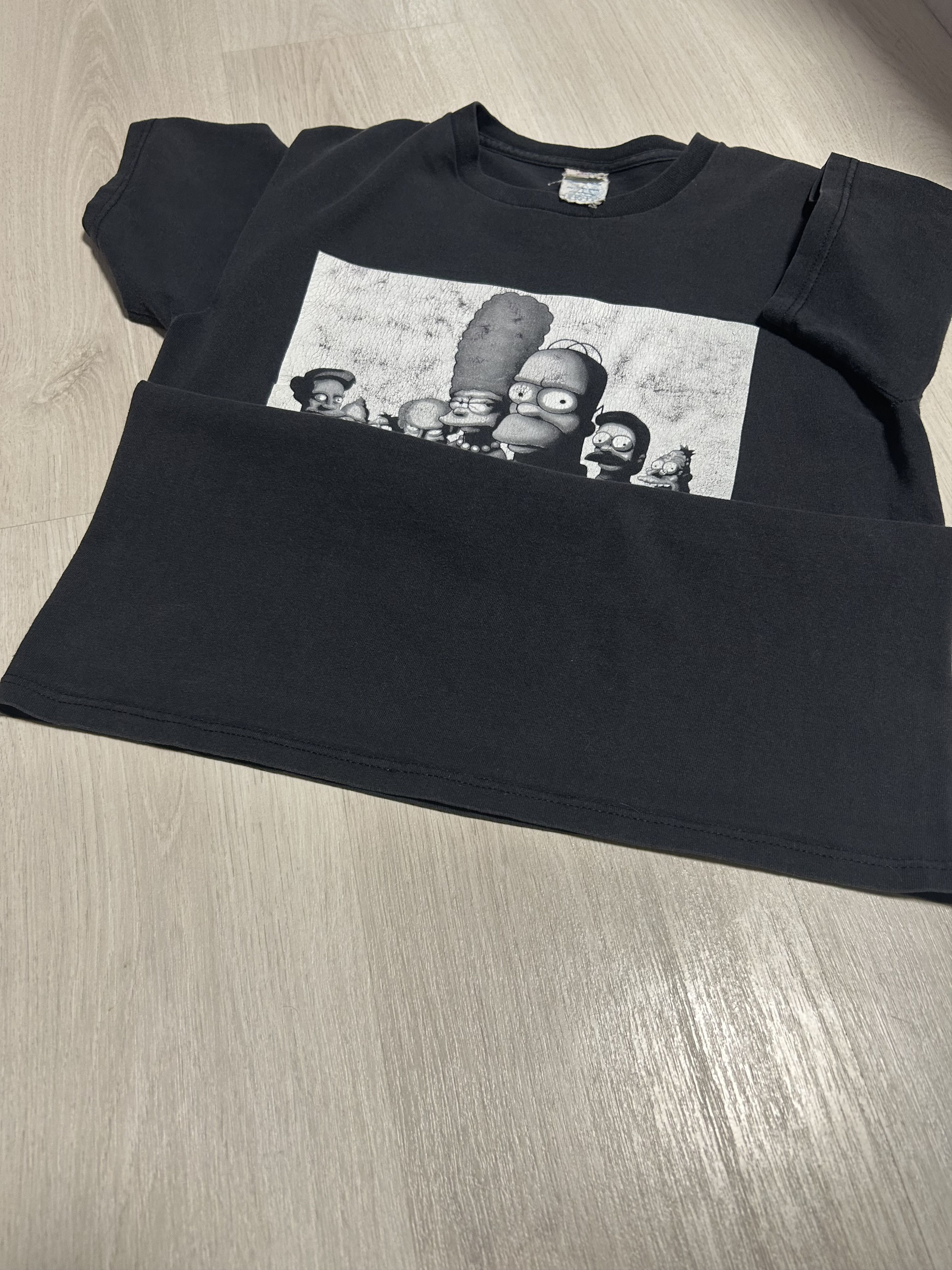 Cartoon Network The Simpsons 2000s Vintage Cartoon Sopranos Parody Movie Tee Size US S / EU 44-46 / 1 - 11 Thumbnail