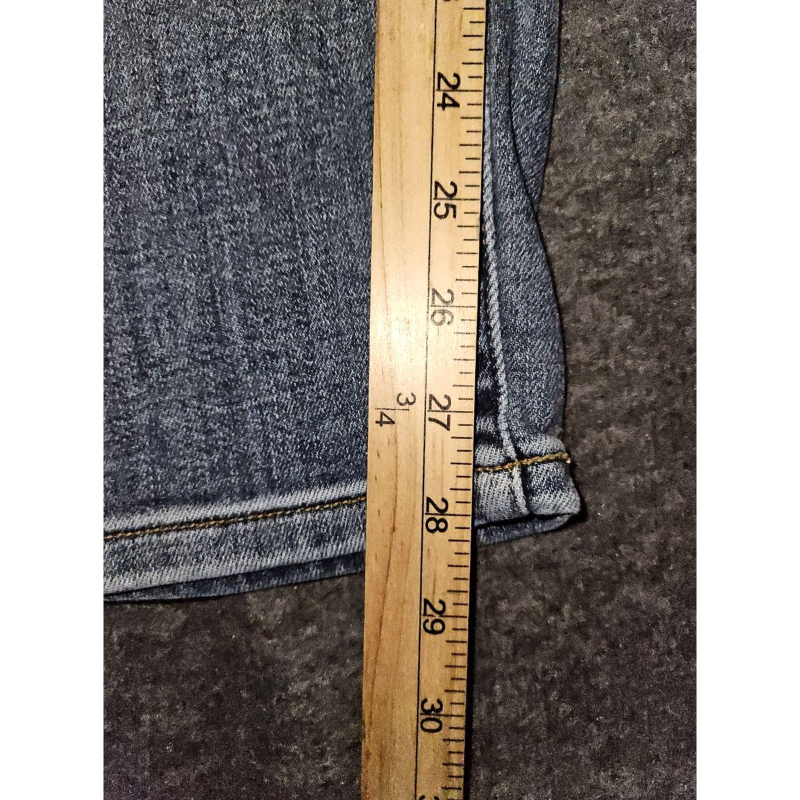 Vintage Judy Blue Mid Rise Slim Ankle Jeans Women's 15/32 Blue Stretch JB82180MD Size 36" / US 14 / IT 50 - 5 Thumbnail