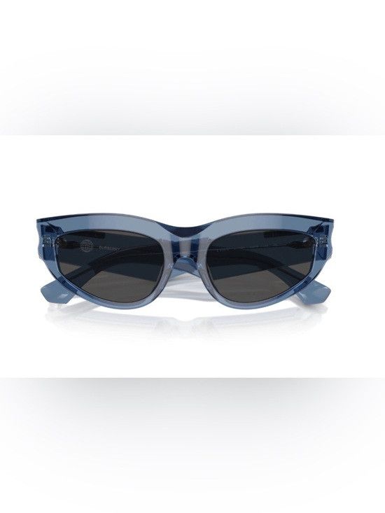 Burberry Burberry Light Blue Transparent Cat-Eye Sunglasses Size ONE SIZE - 5 Thumbnail