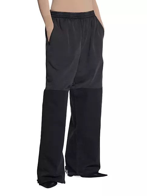 Balenciaga o1s1rm1024 Patched Sweatpants & Joggers in Black Size US 32 / EU 48 - 3 Thumbnail